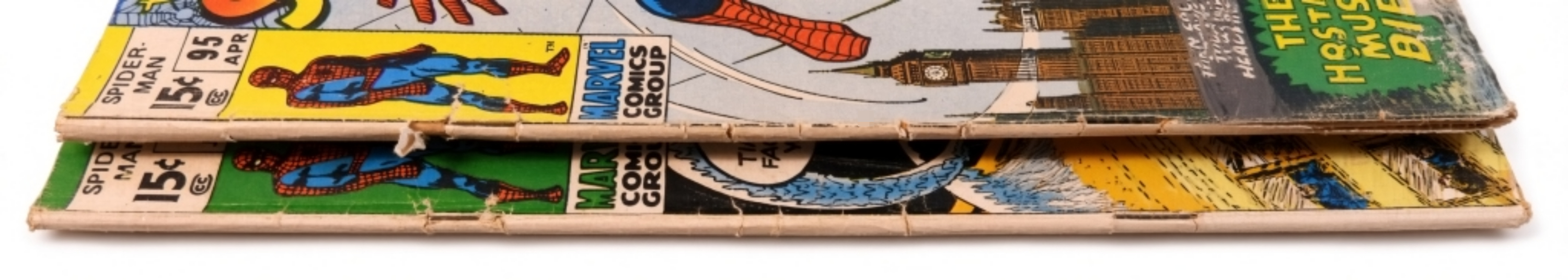 (2) Amazing Spider-Man #92 & #95 Marvel 1971