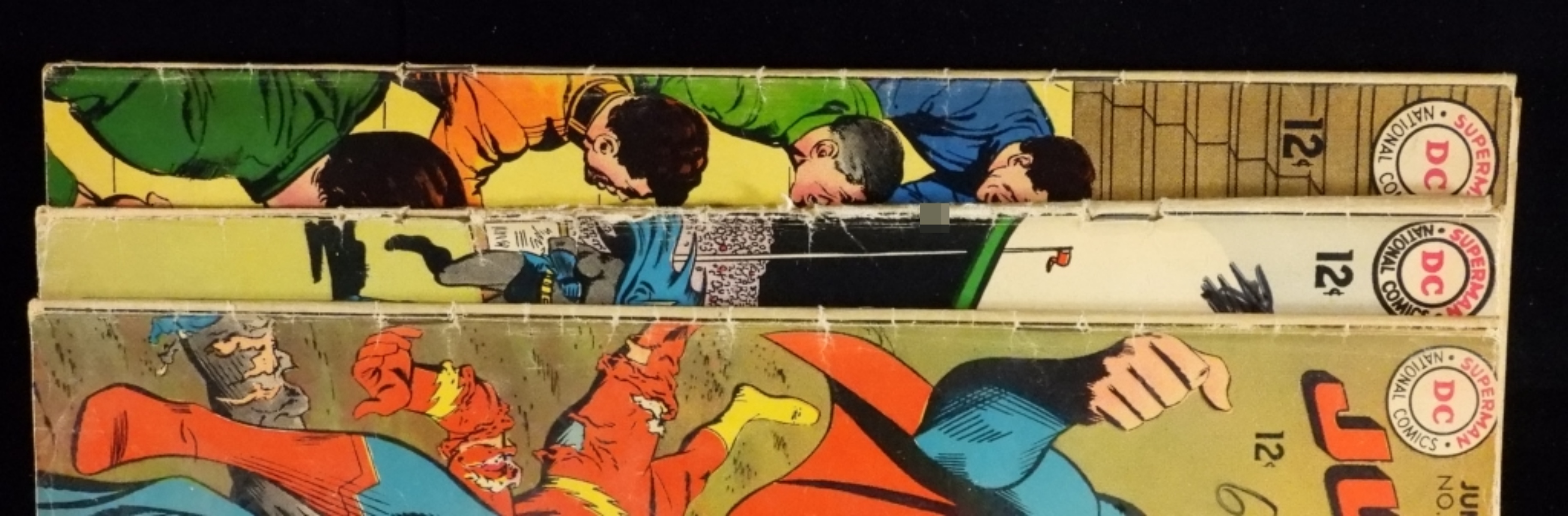 3- 1960's DC Superman 12c Comics