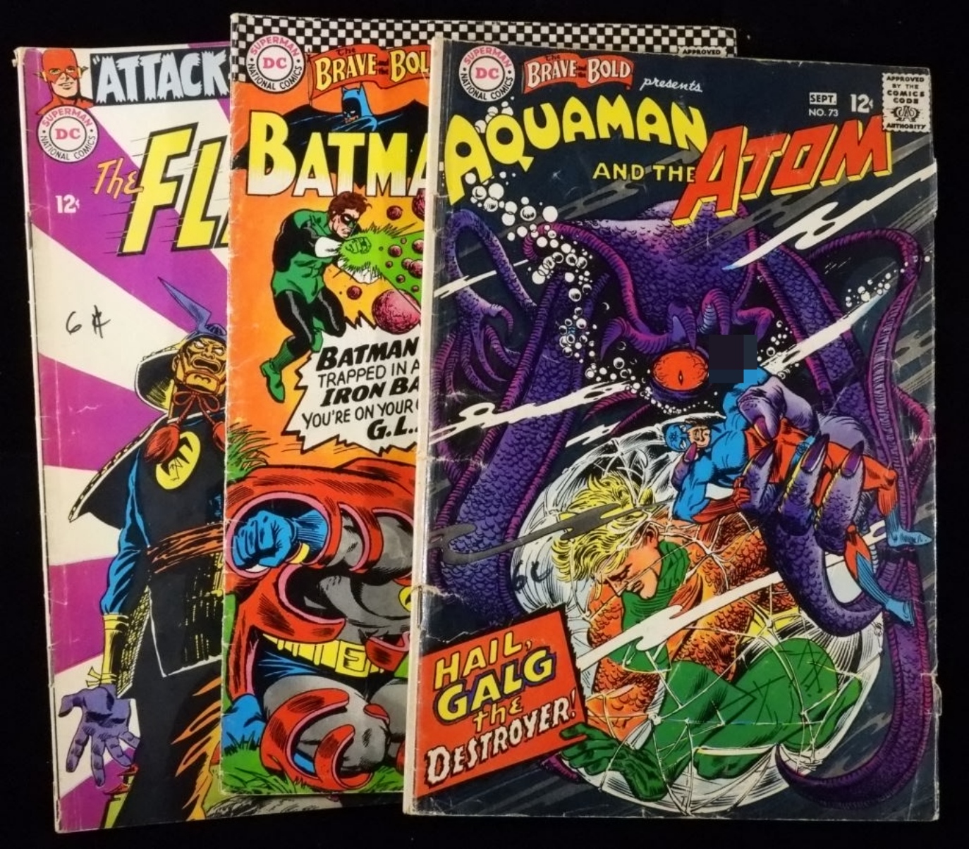 3- DC 12c Vintage Comics 1960s
