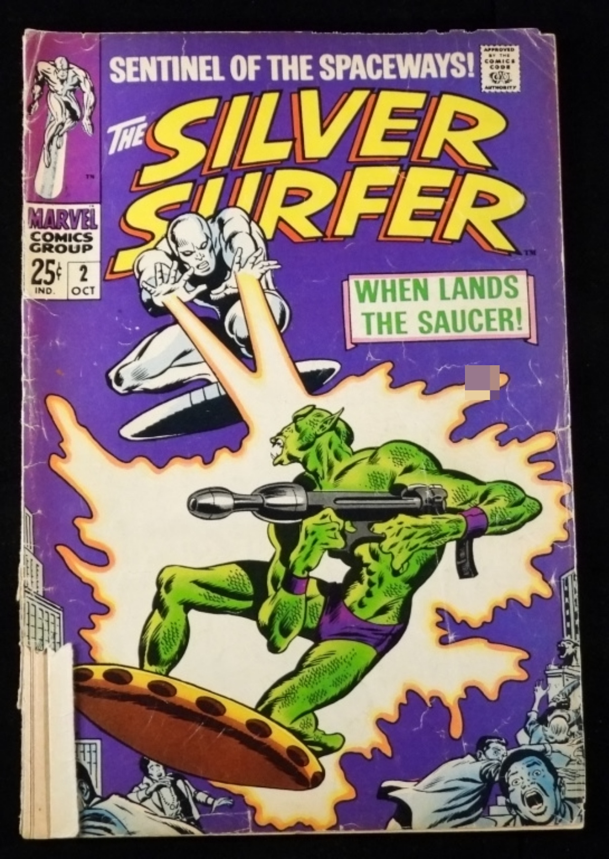 The Silver Surfer #2 Marvel Comic 1968