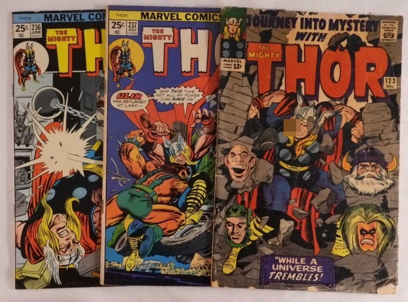 (3) Marvel The Mighty Thor Comics