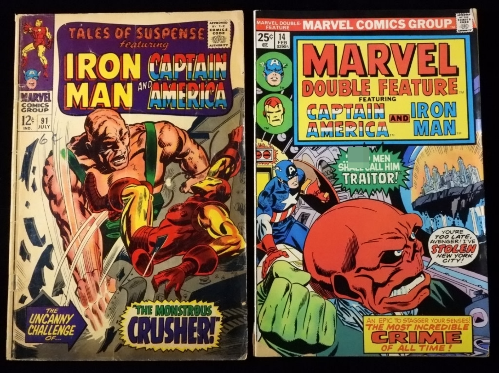 Marvel Comics- Iron Man with Captain America