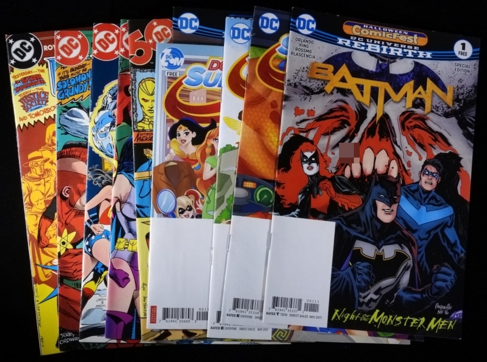(11) DC Comicfest & Infinity Inc Comics