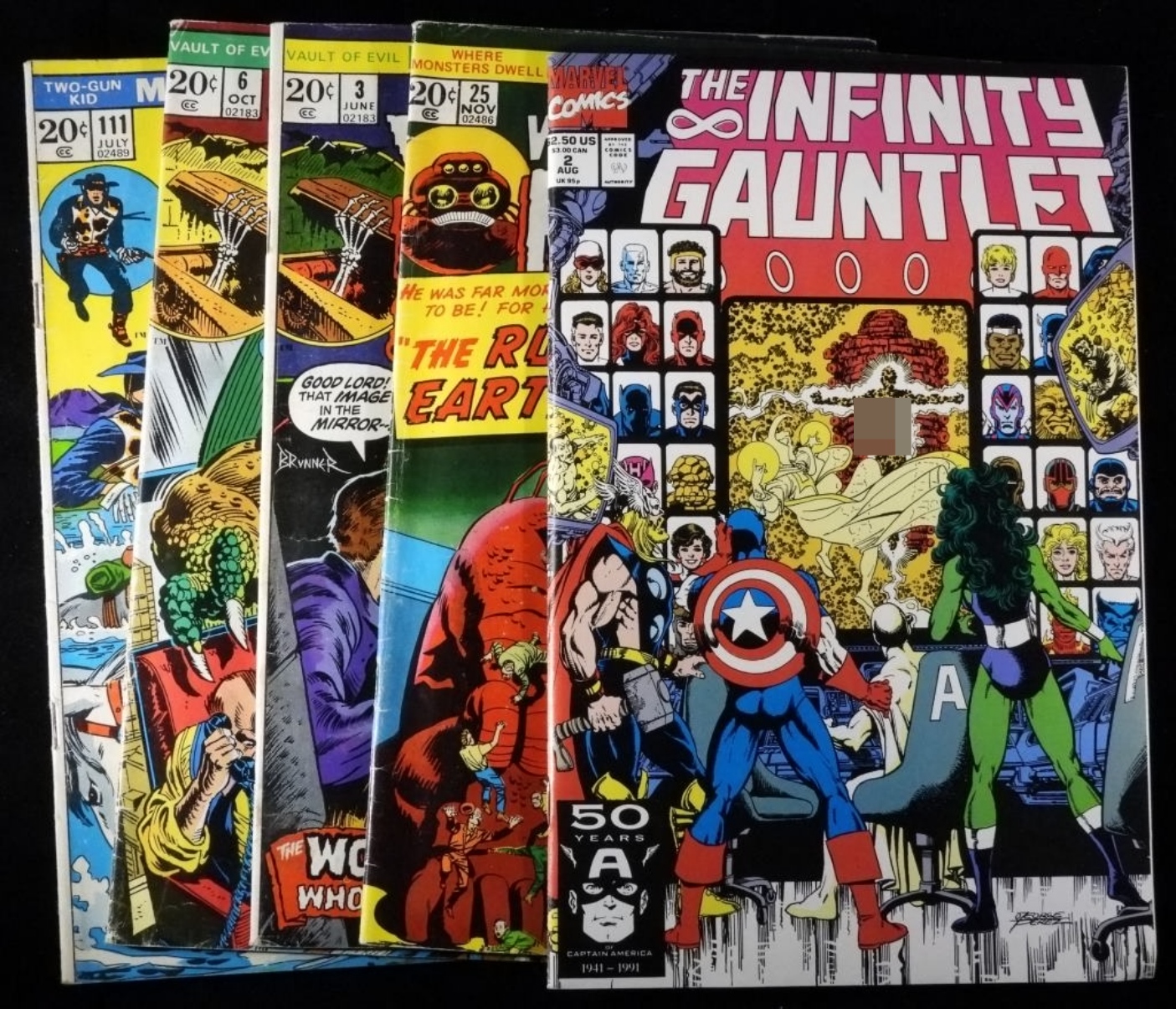 (5) Marvel Mixed Comic Lot