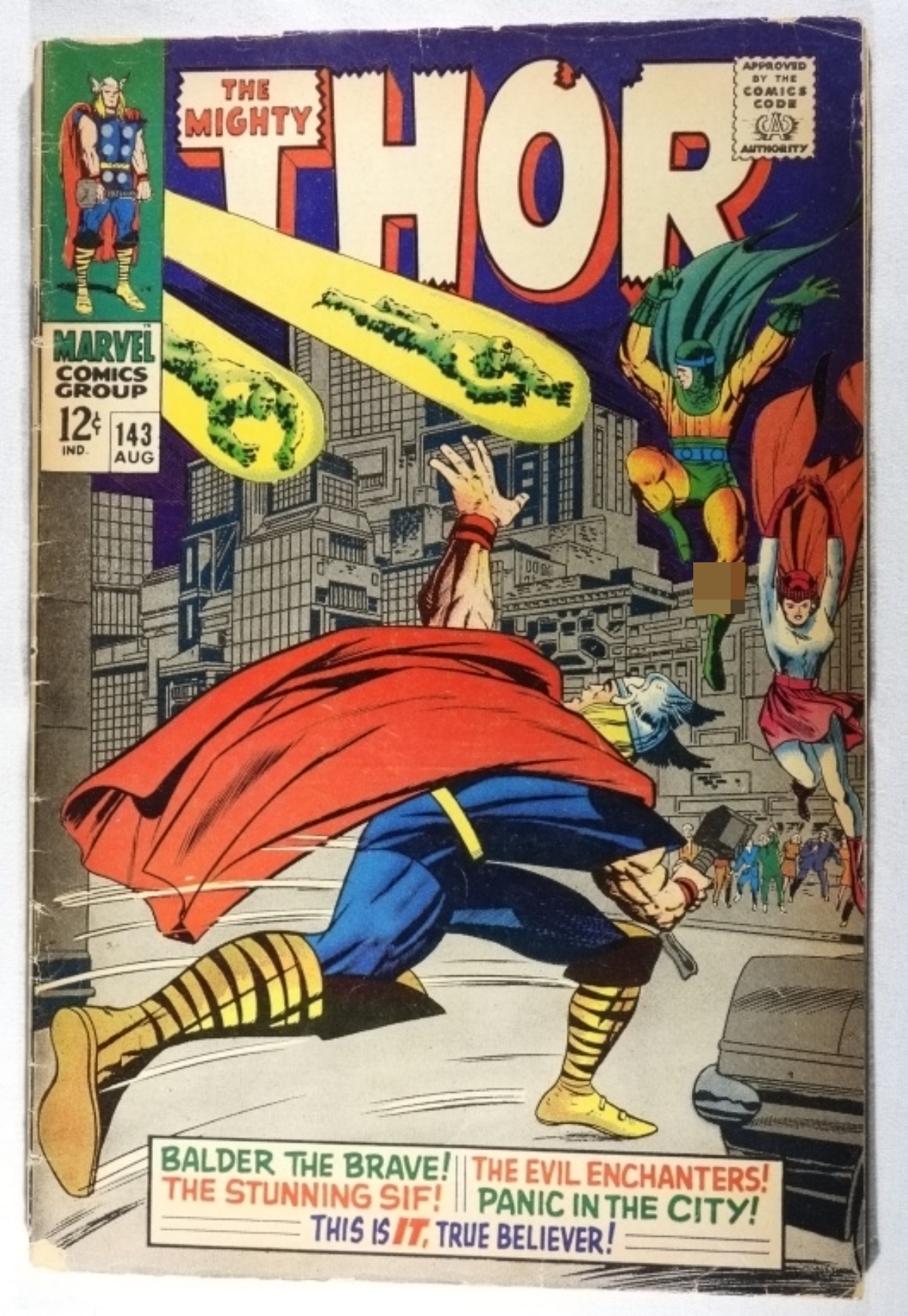 Marvel The Mighty Thor #143 1967