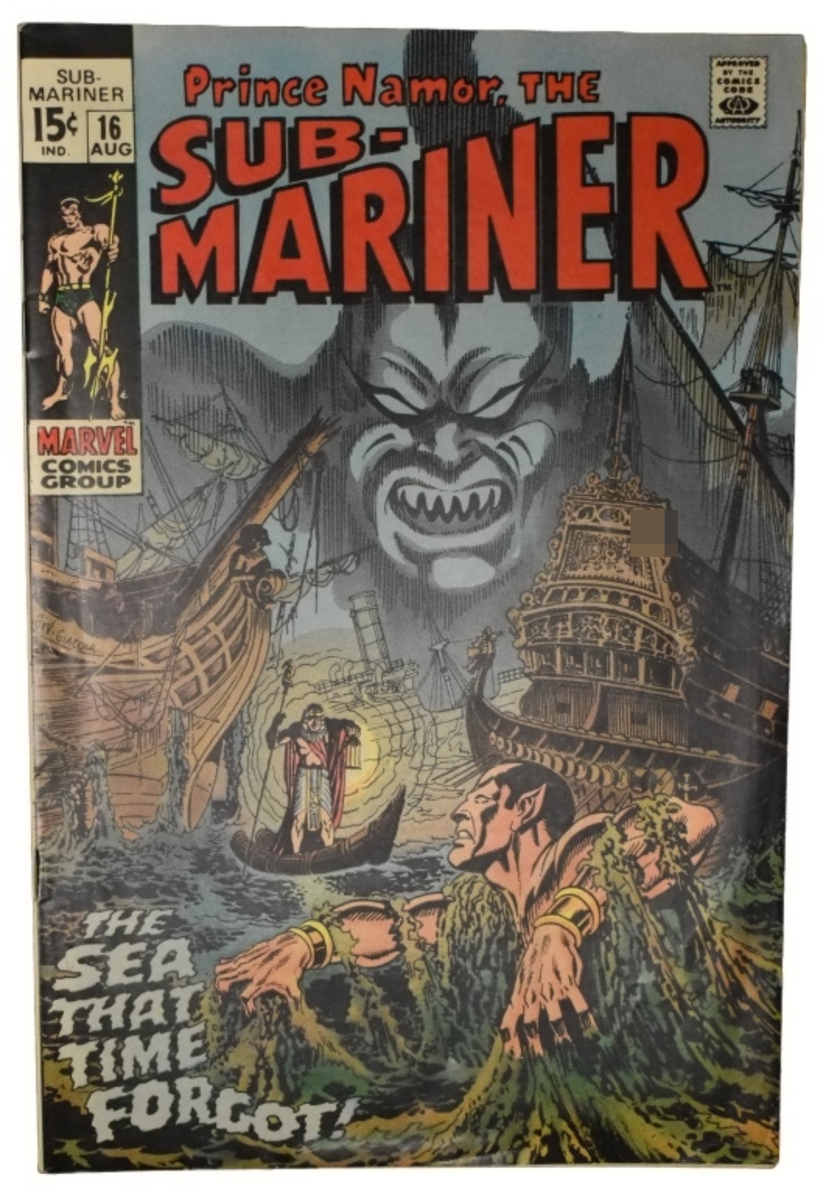 Sub-Mariner Marvel #16 1969 (G/VG)
