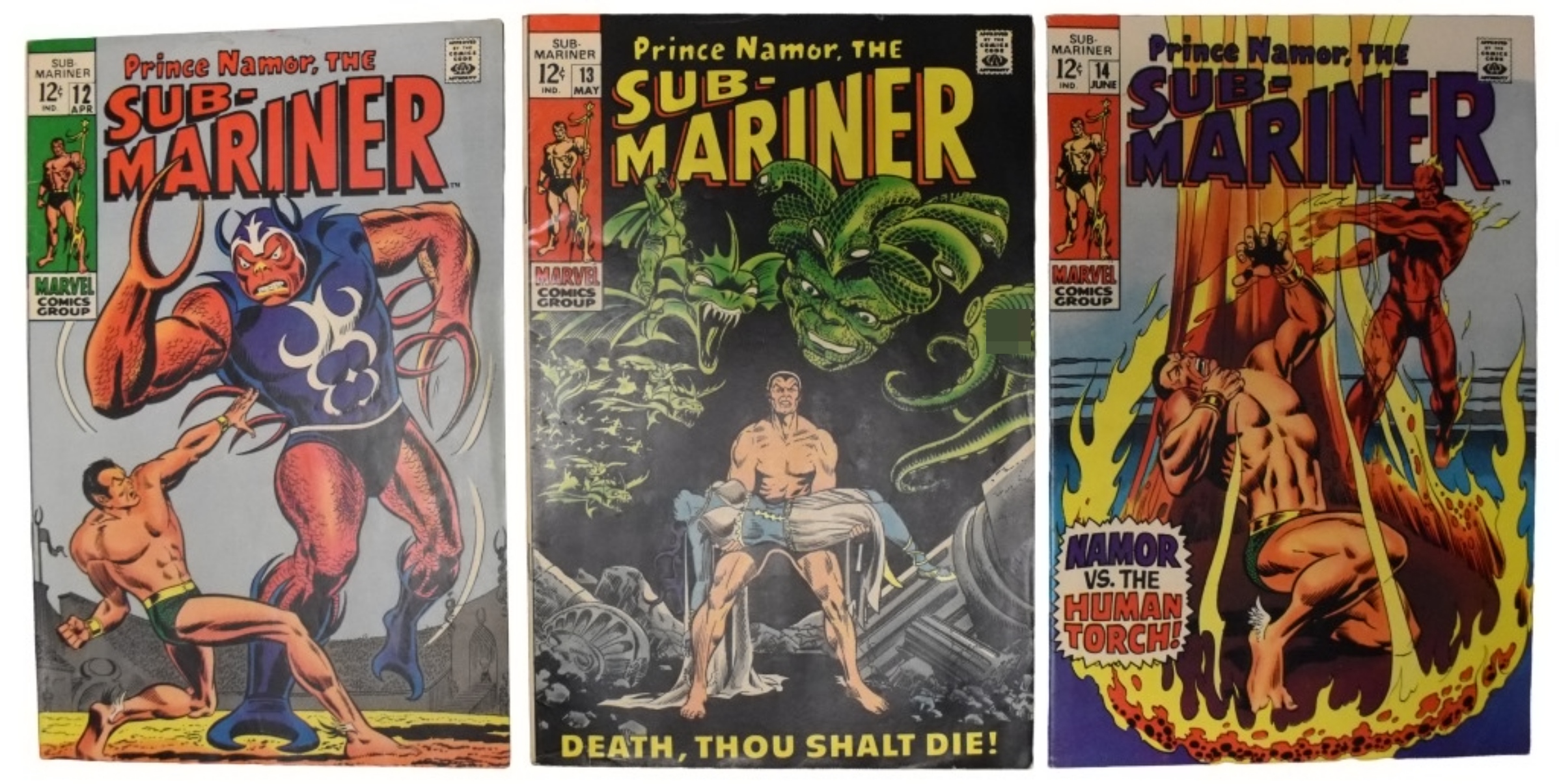 12-14 Marvel Sub-Mariner 1969 (VG)
