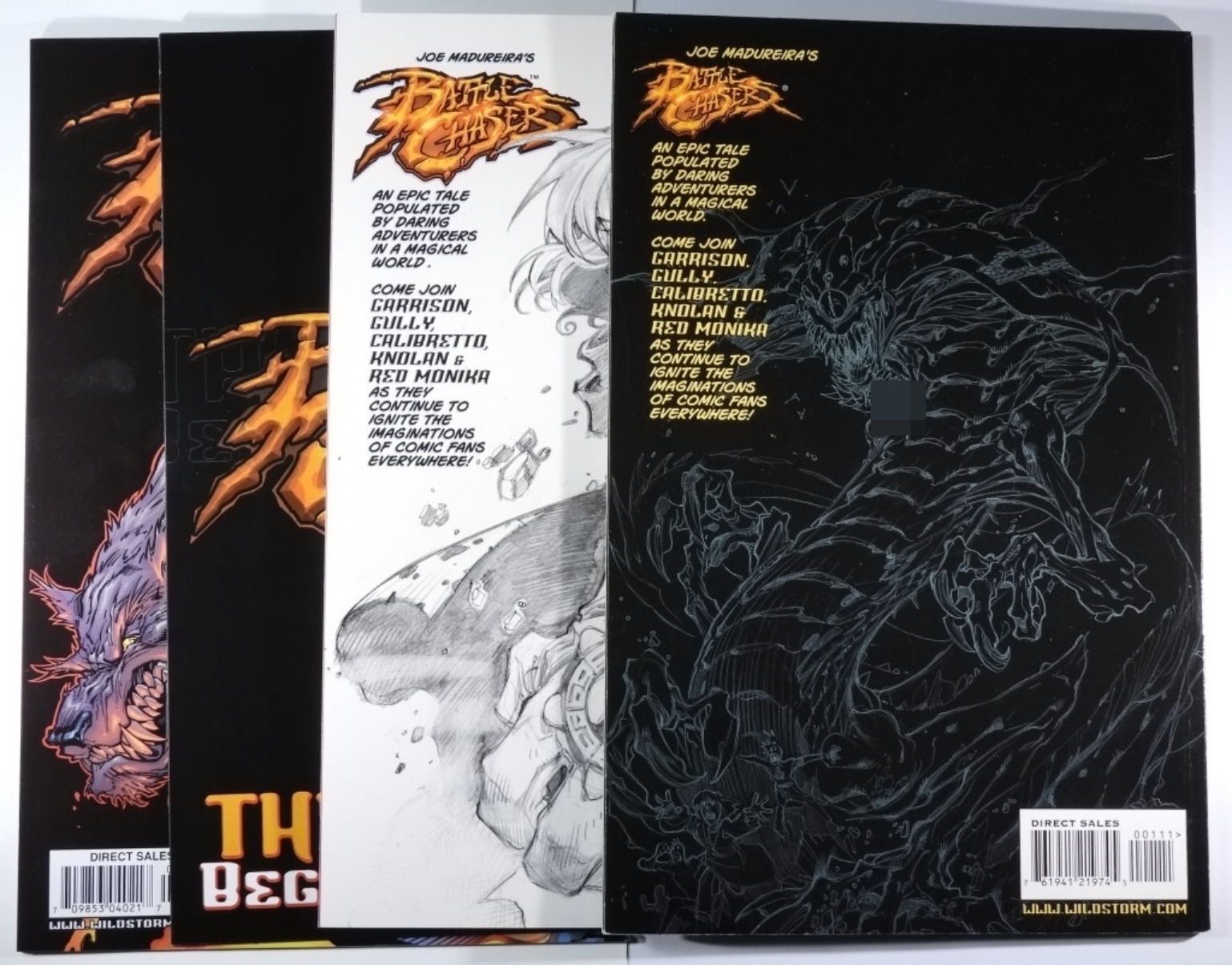 (4) Battle Chasers By Image Comics