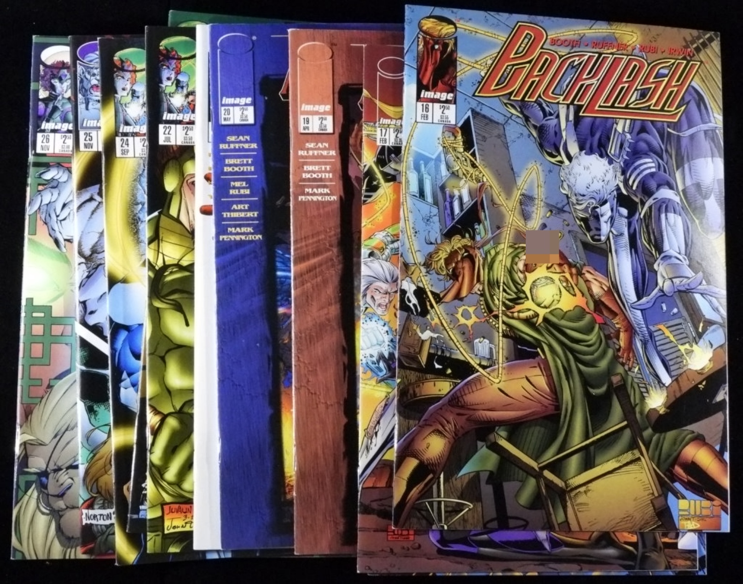 (11) Backlash Comics By Image 16-26 VG