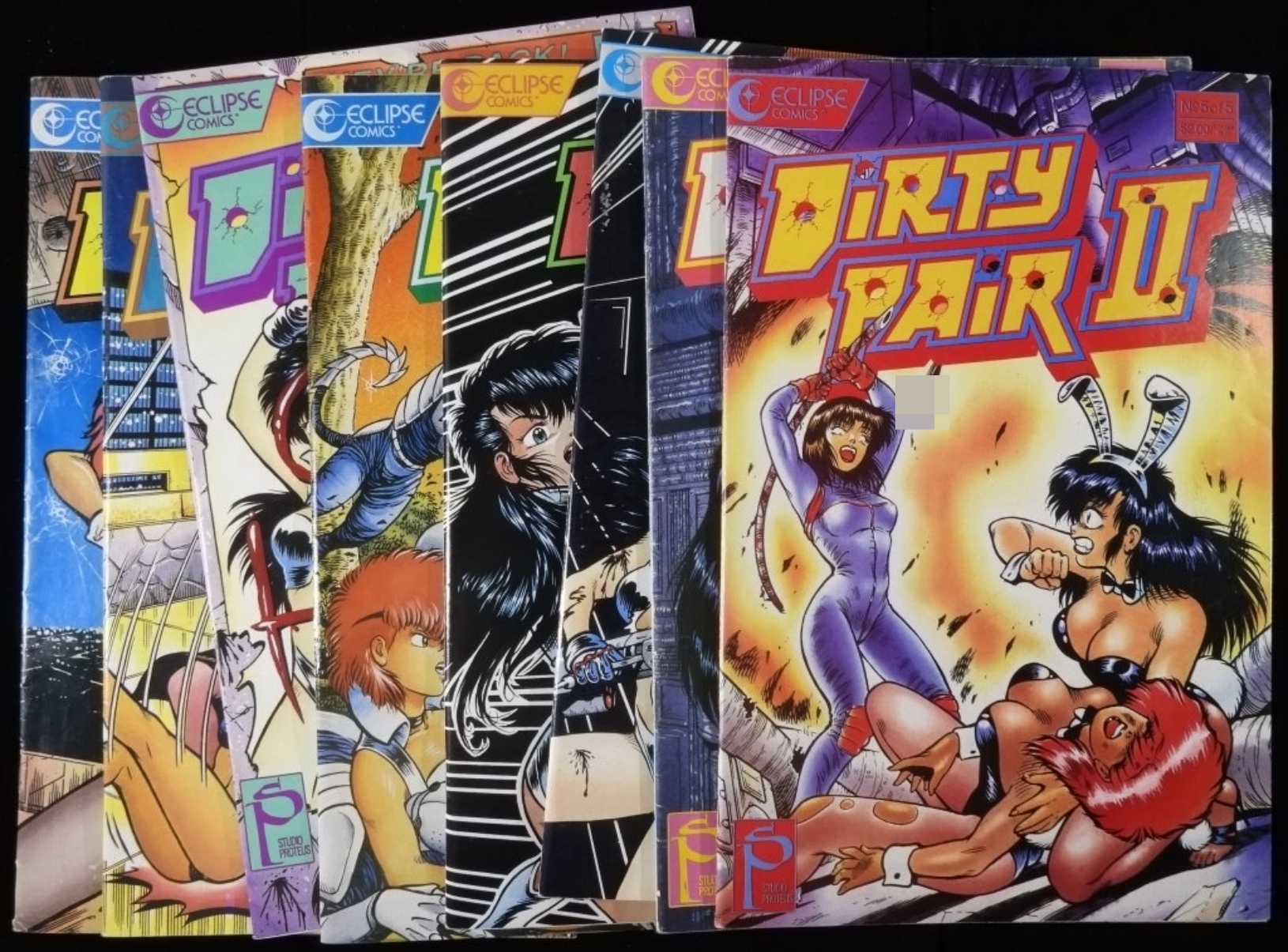 (8) Eclipse Comics Dirty Pair & Dirty Pair II