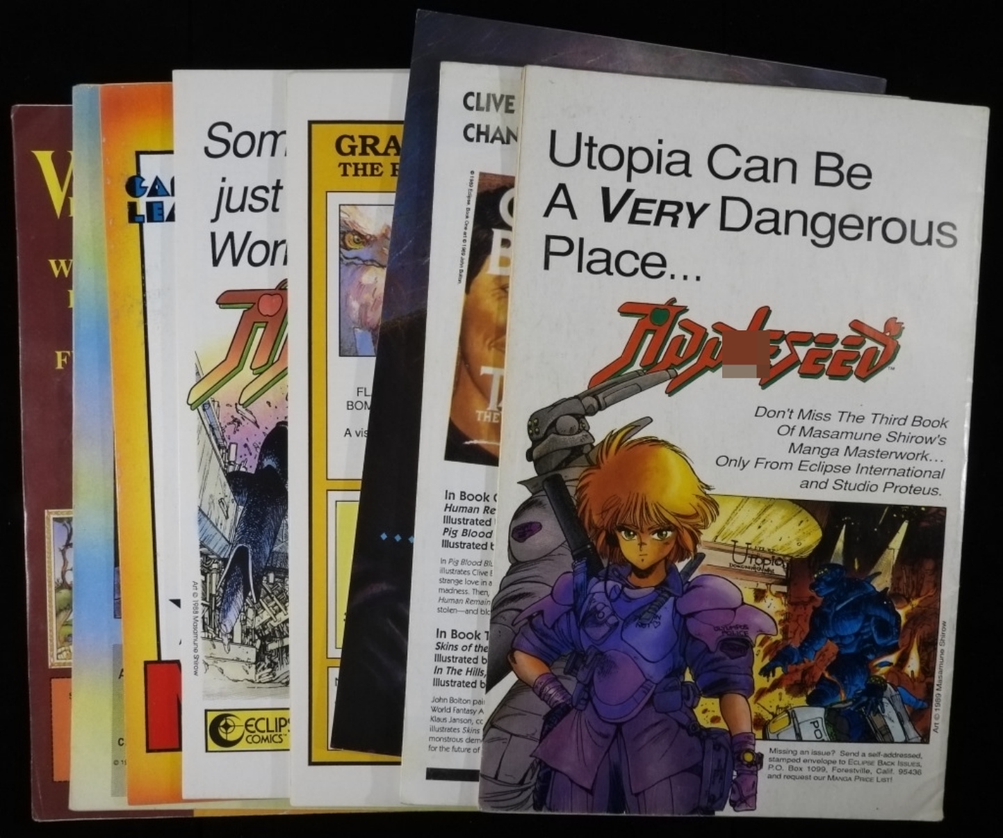 (8) Eclipse Comics Dirty Pair & Dirty Pair II