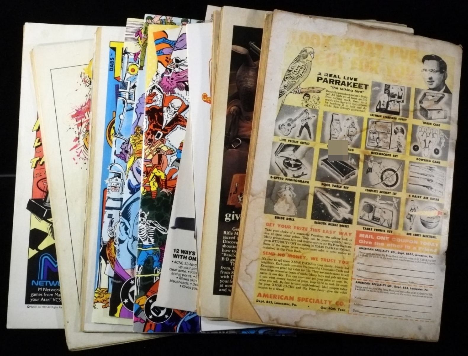 (11) DC Comics with 1958 Adventure Comics