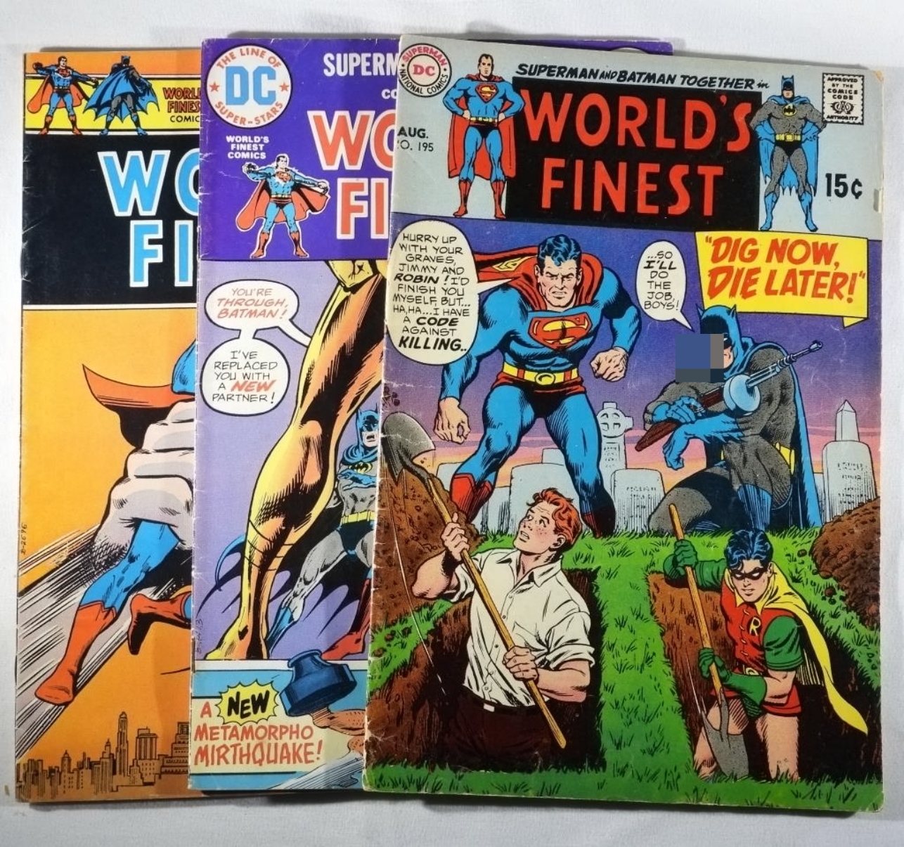 (3) DC Worlds Finest Comic Lot