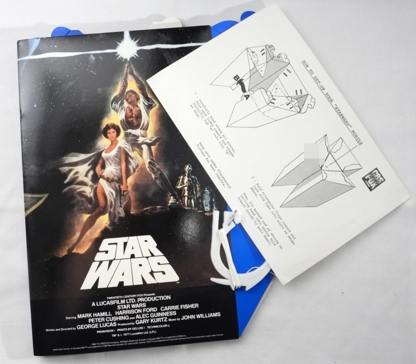 Star Wars Mobile CBS FOX Video 1988