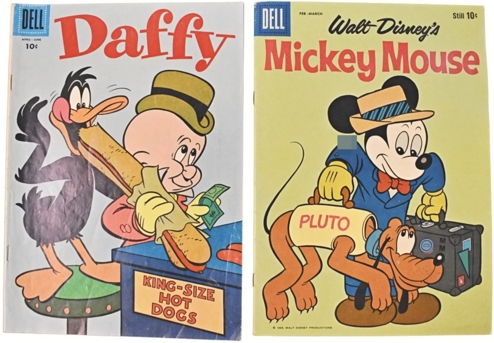 2-Dell 10c Vintage Comics