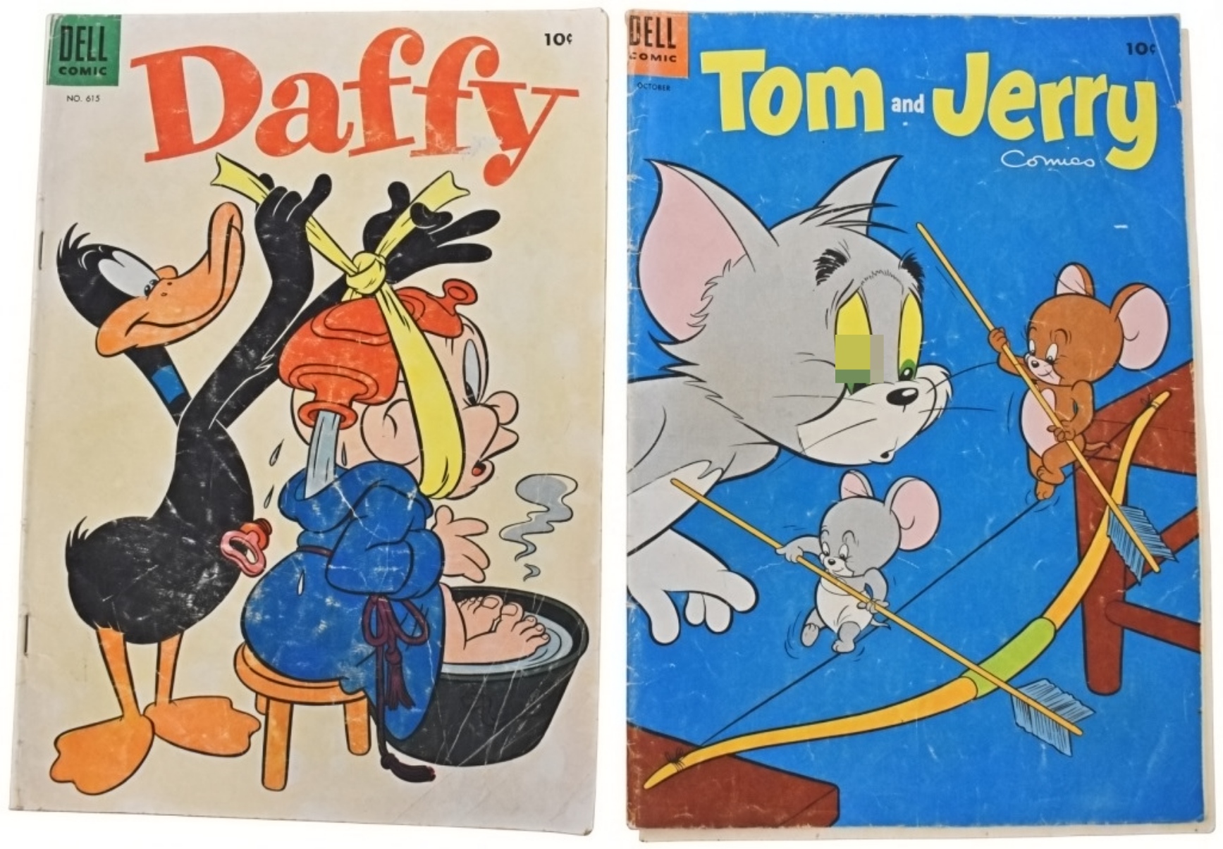 2-Dell 10c Vintage Comics