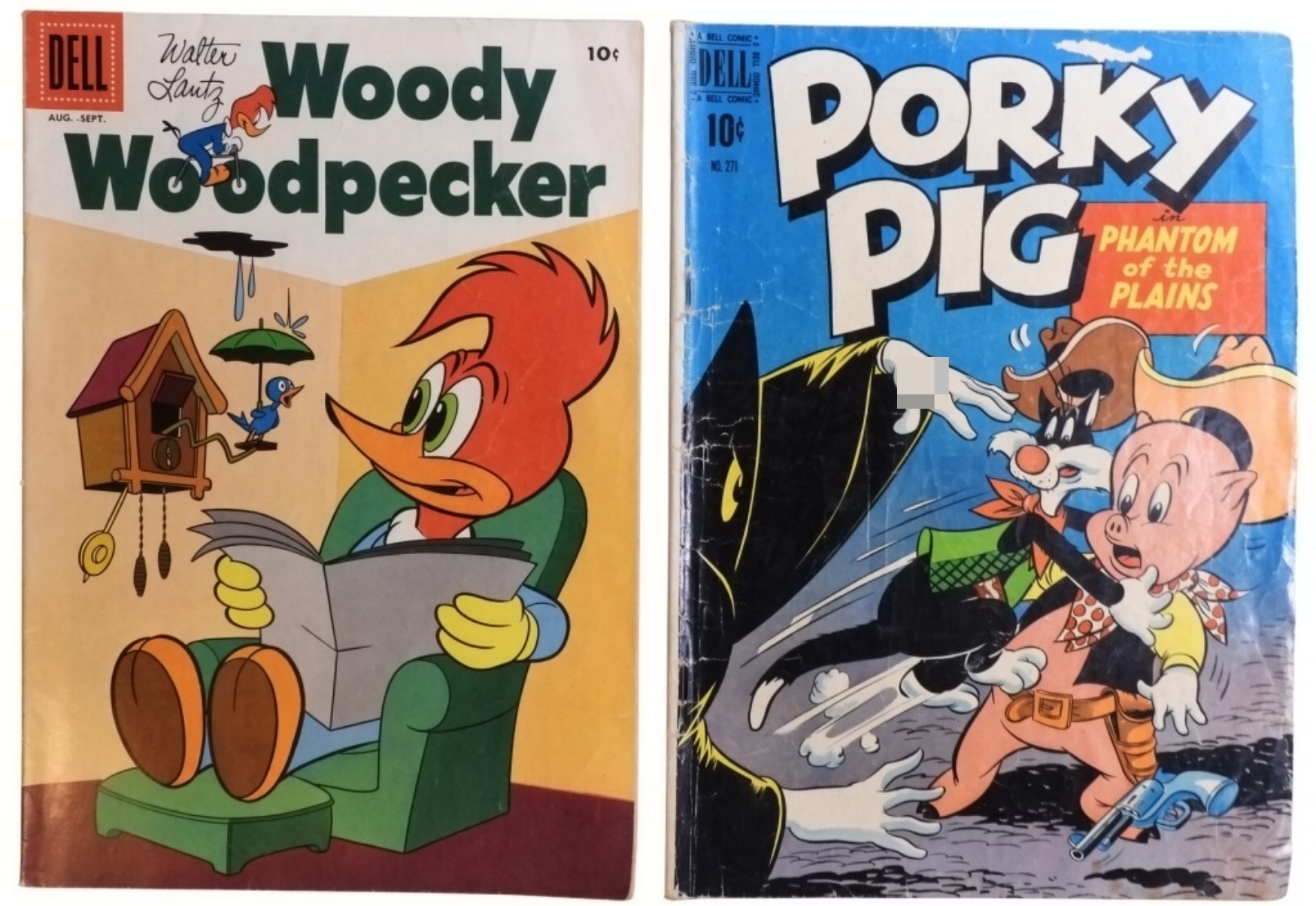2-Dell 10c Vintage Comics