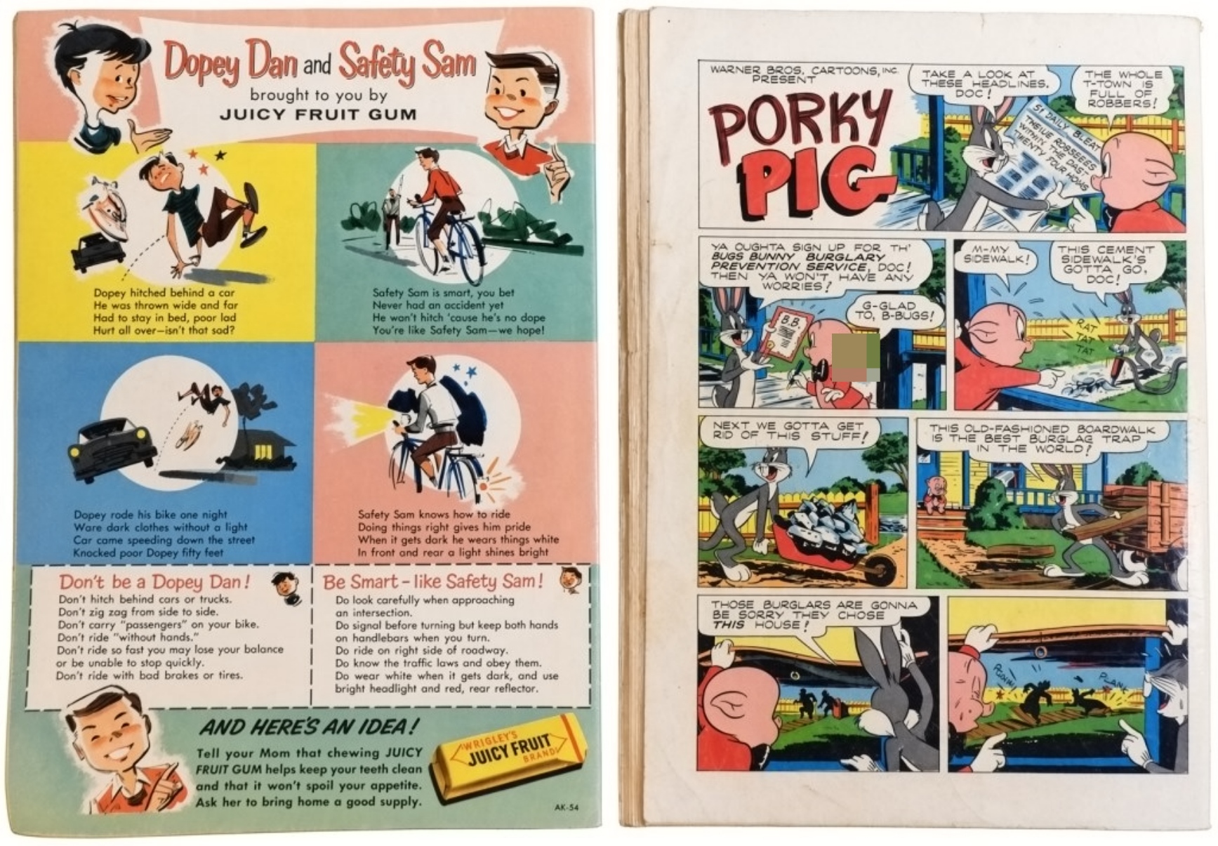 2-Dell 10c Vintage Comics