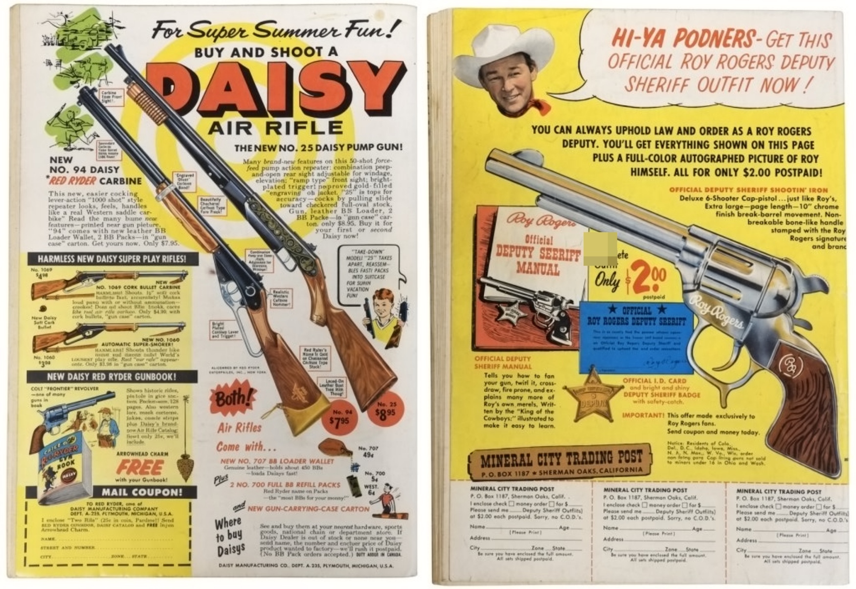 2-Dell 10c Vintage Comics