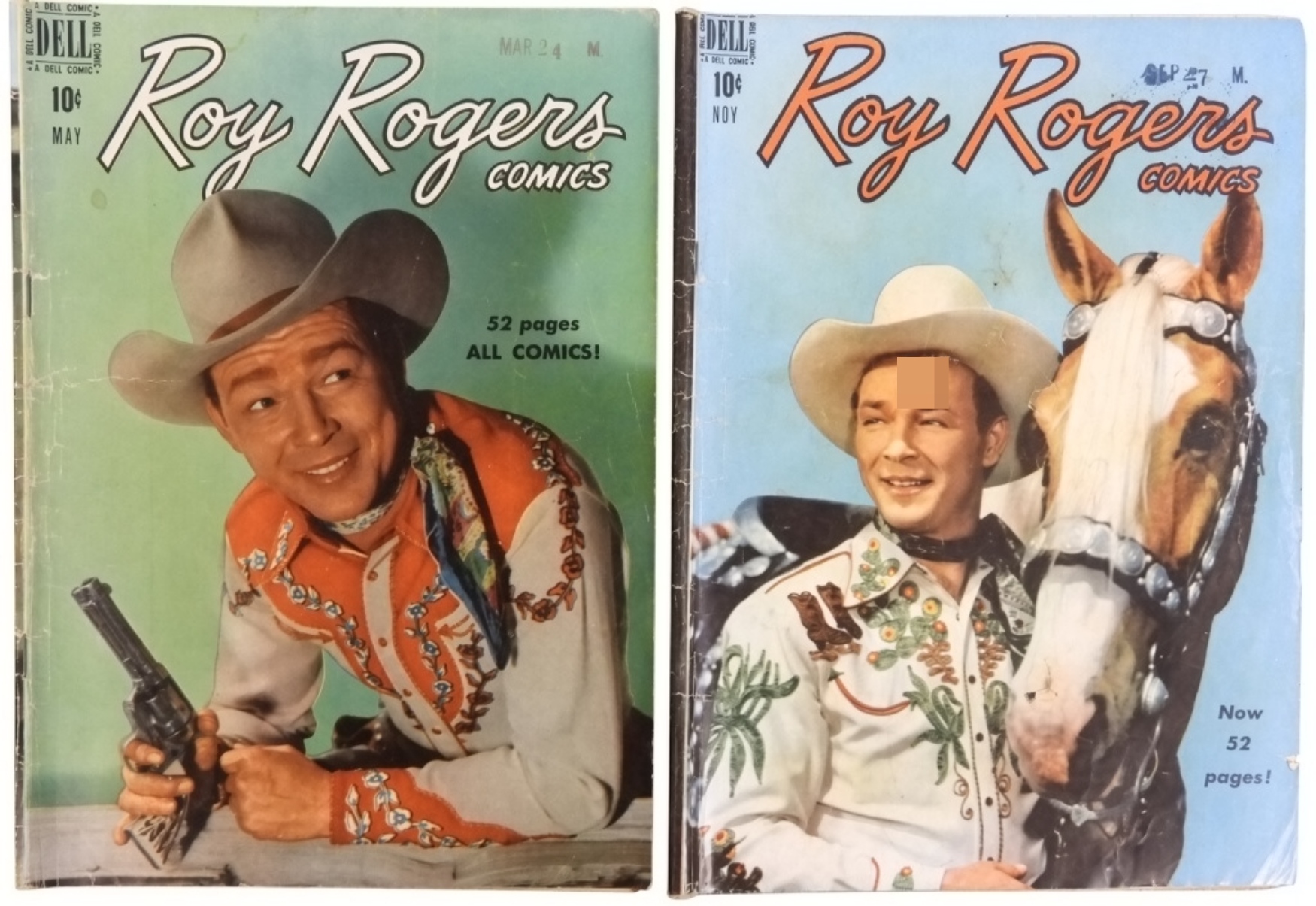 2-Dell 10c Vintage Comics