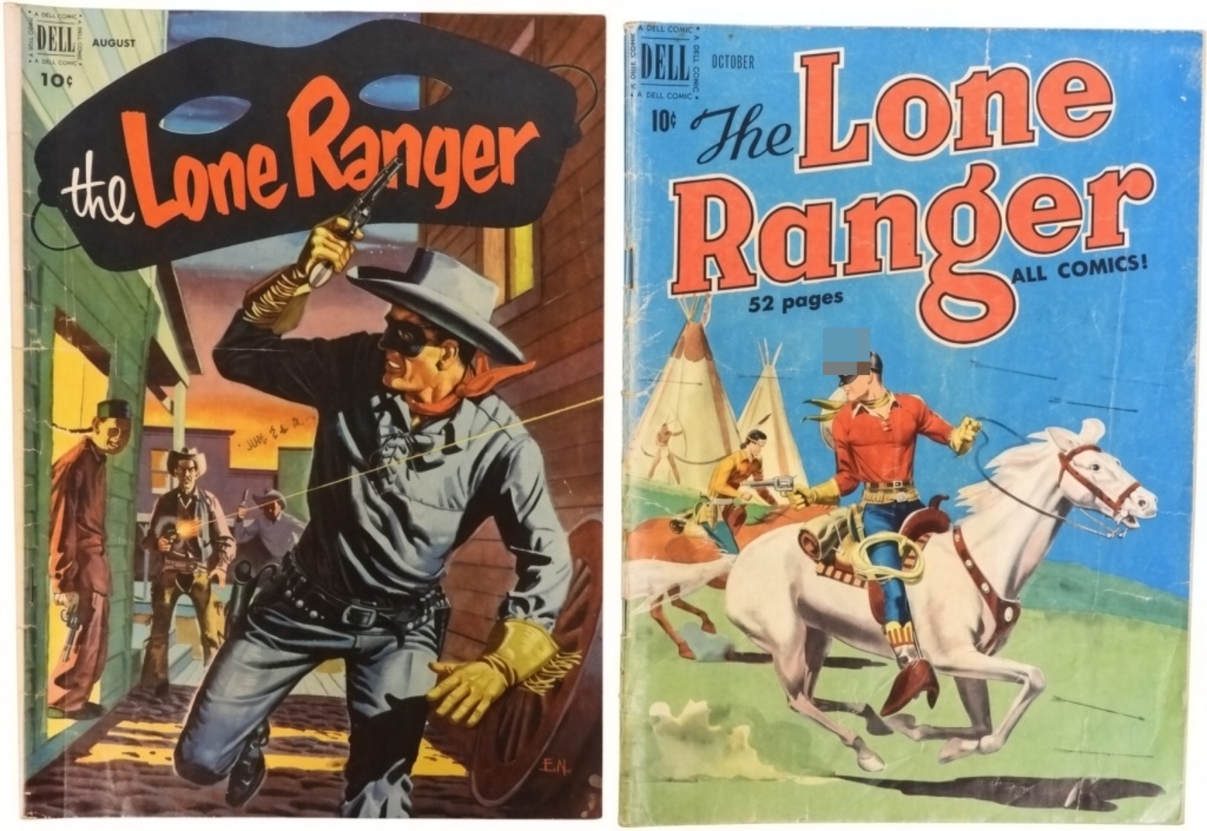 2-Dell 10c Vintage Comics