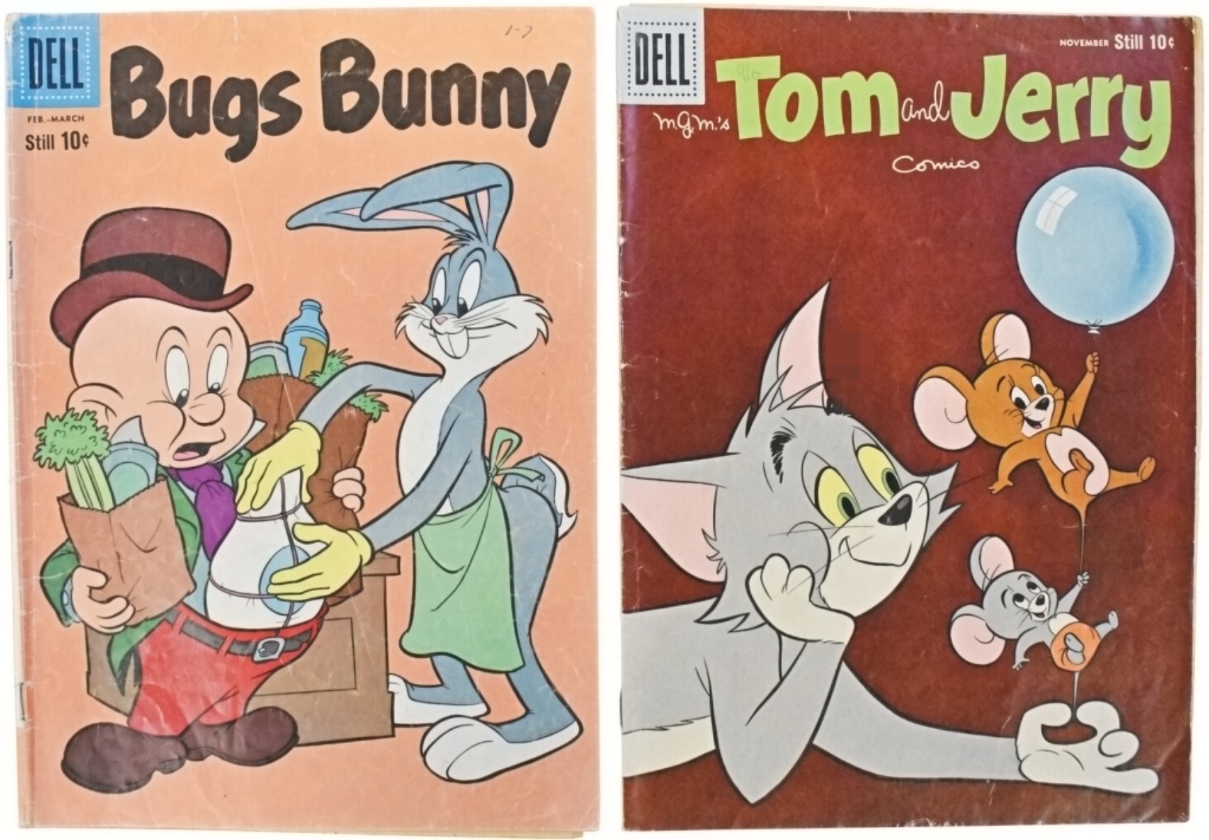 2-Dell 10c Vintage Comics
