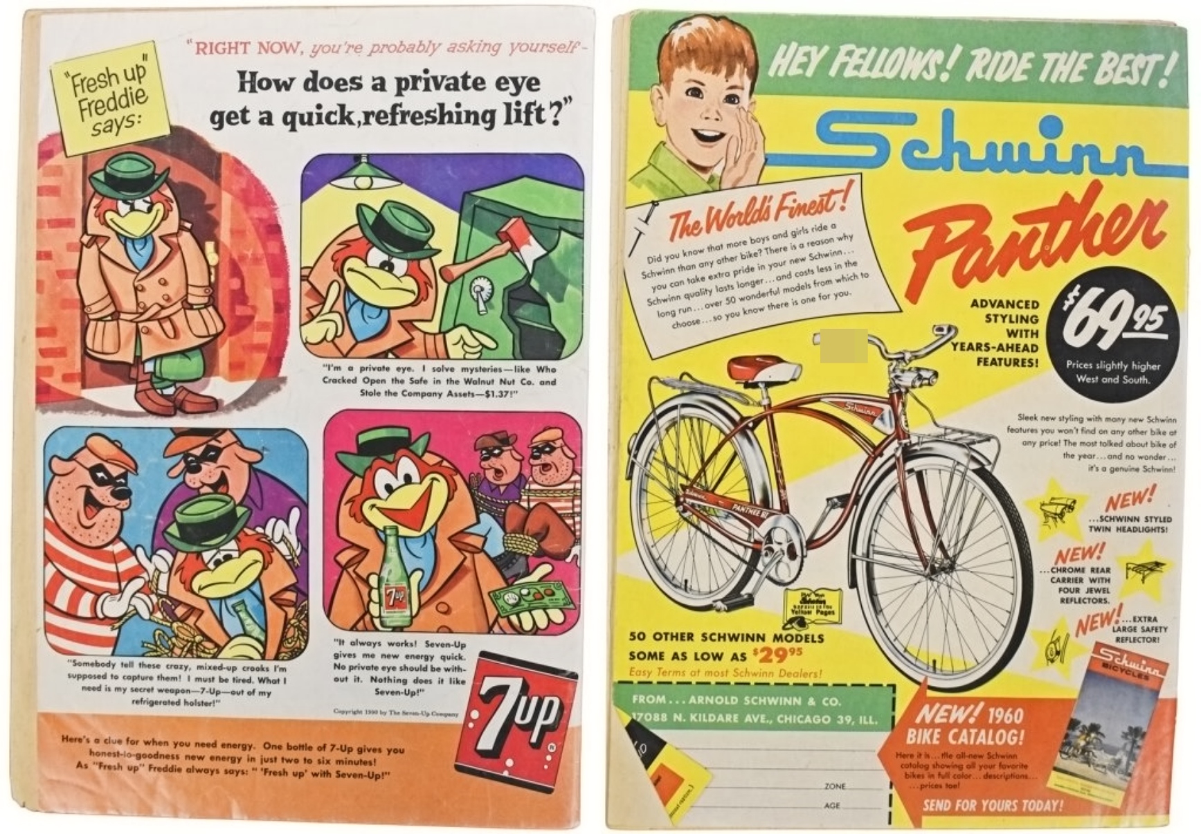 2-Dell 10c Vintage Comics