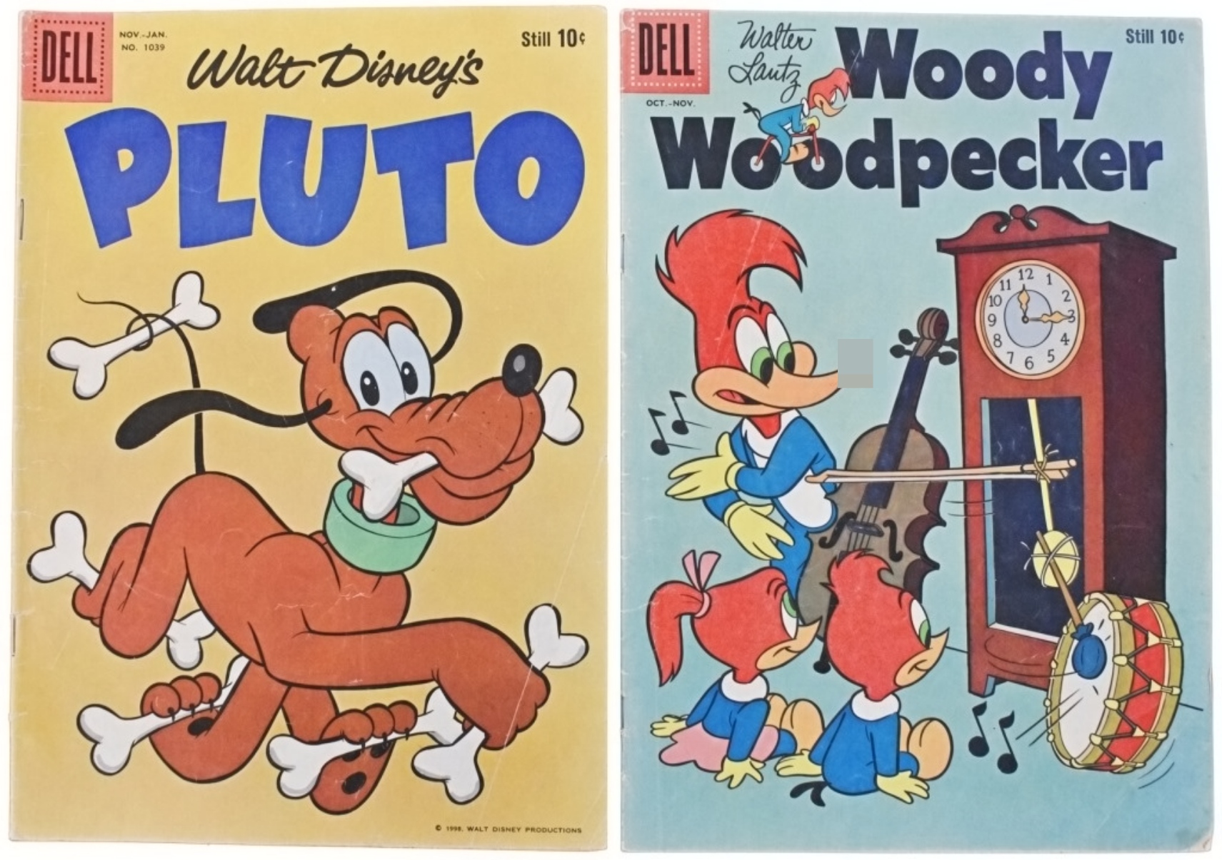 2-Dell 10c Vintage Comics