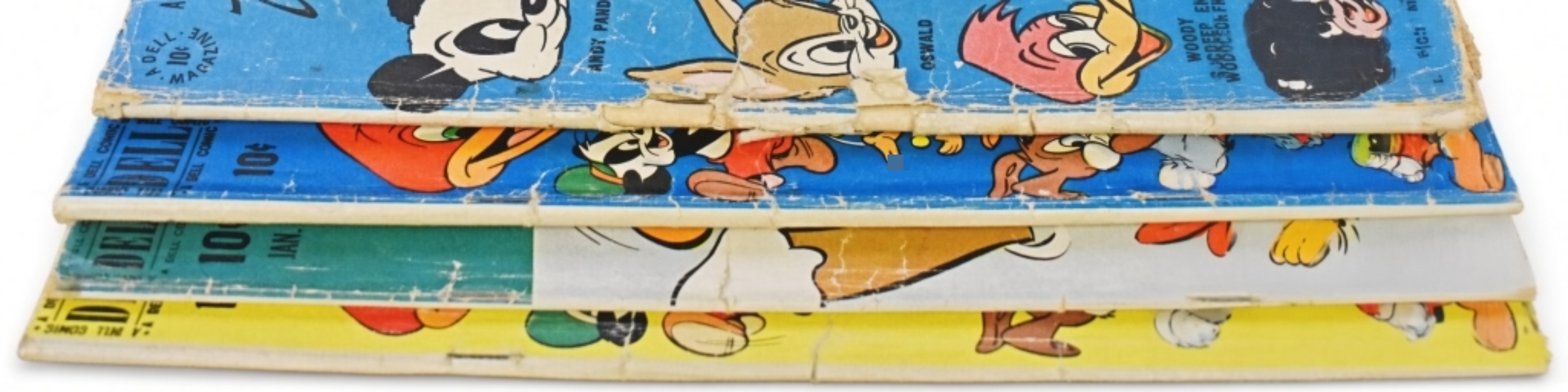4-Dell 10c Vintage Comics