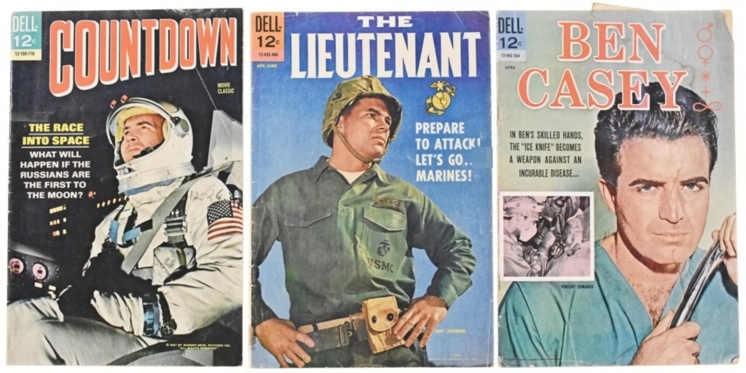 3-Dell Vintage 12c Comics