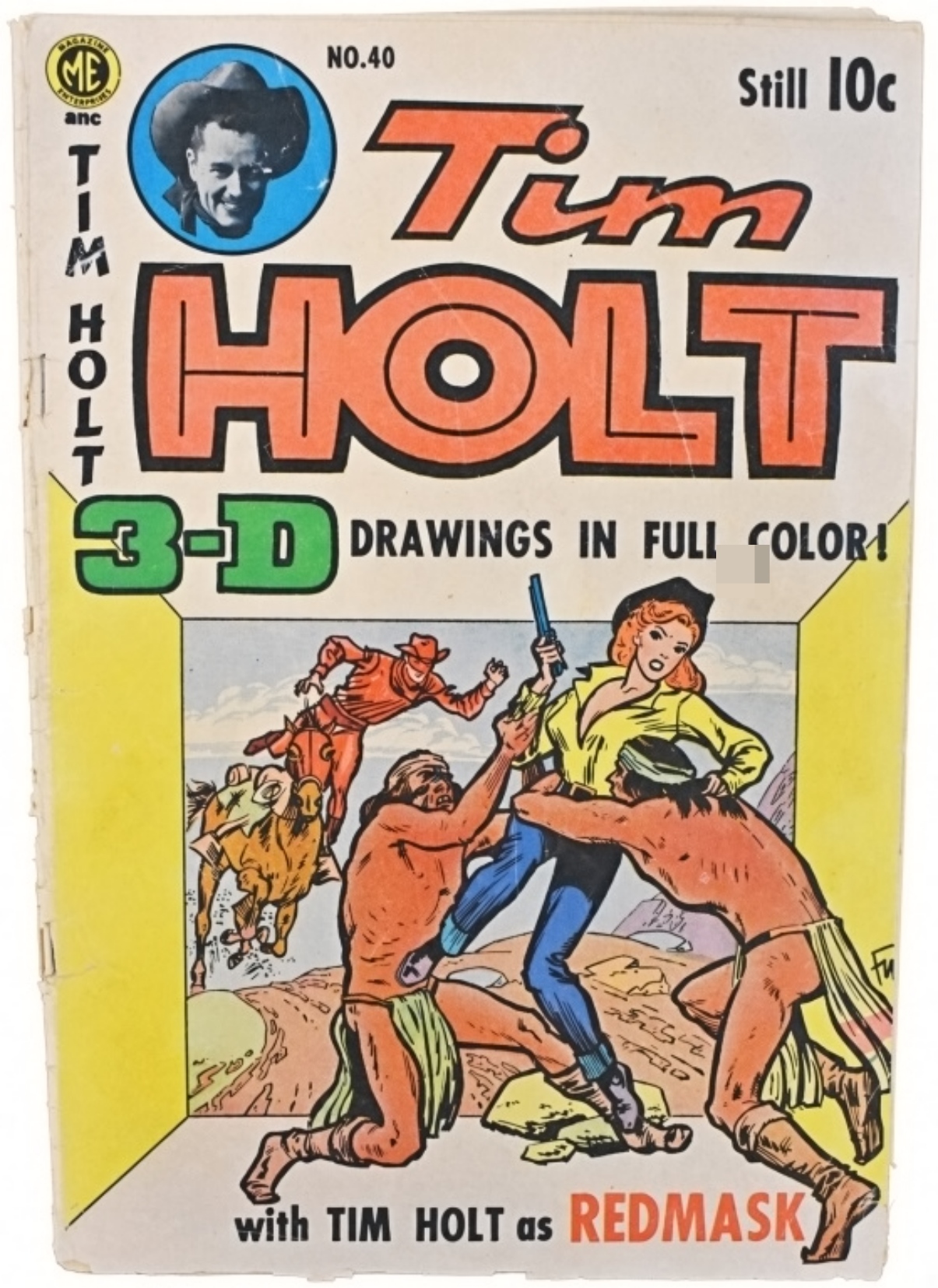 1954 Tim Holt 3-D #40 Comic Book