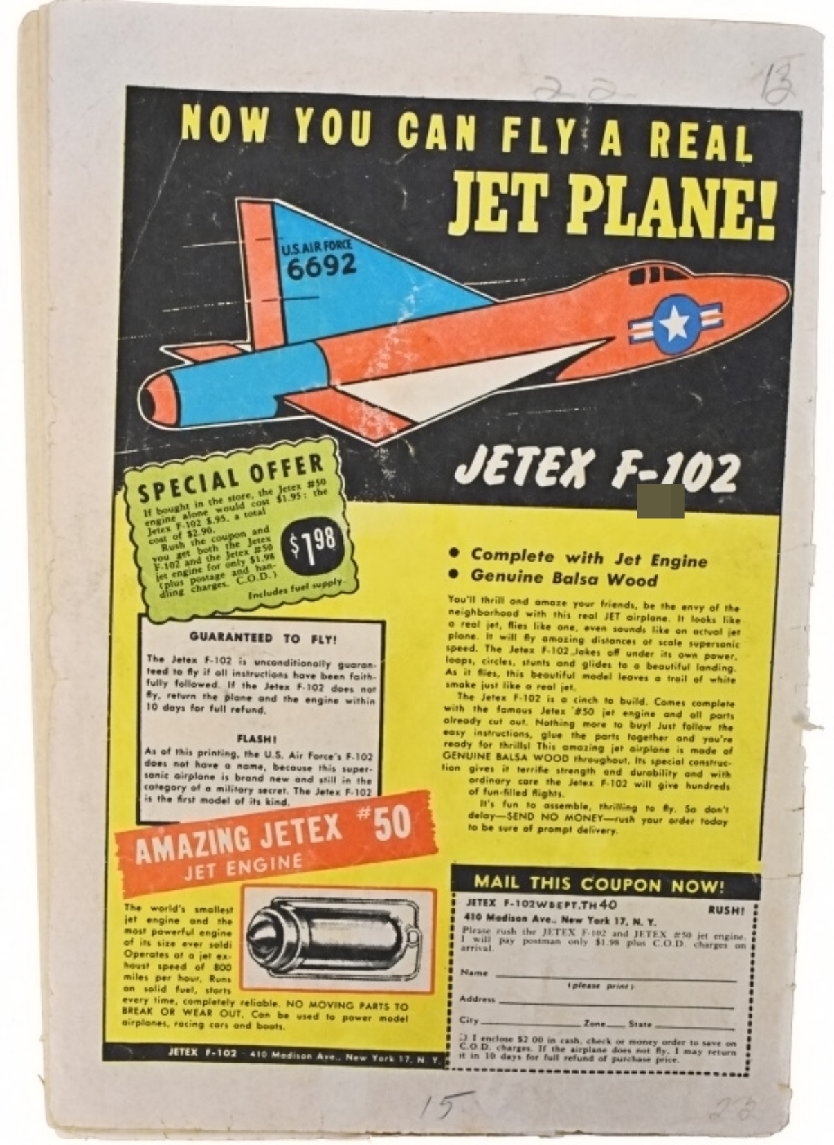 1954 Tim Holt 3-D #40 Comic Book
