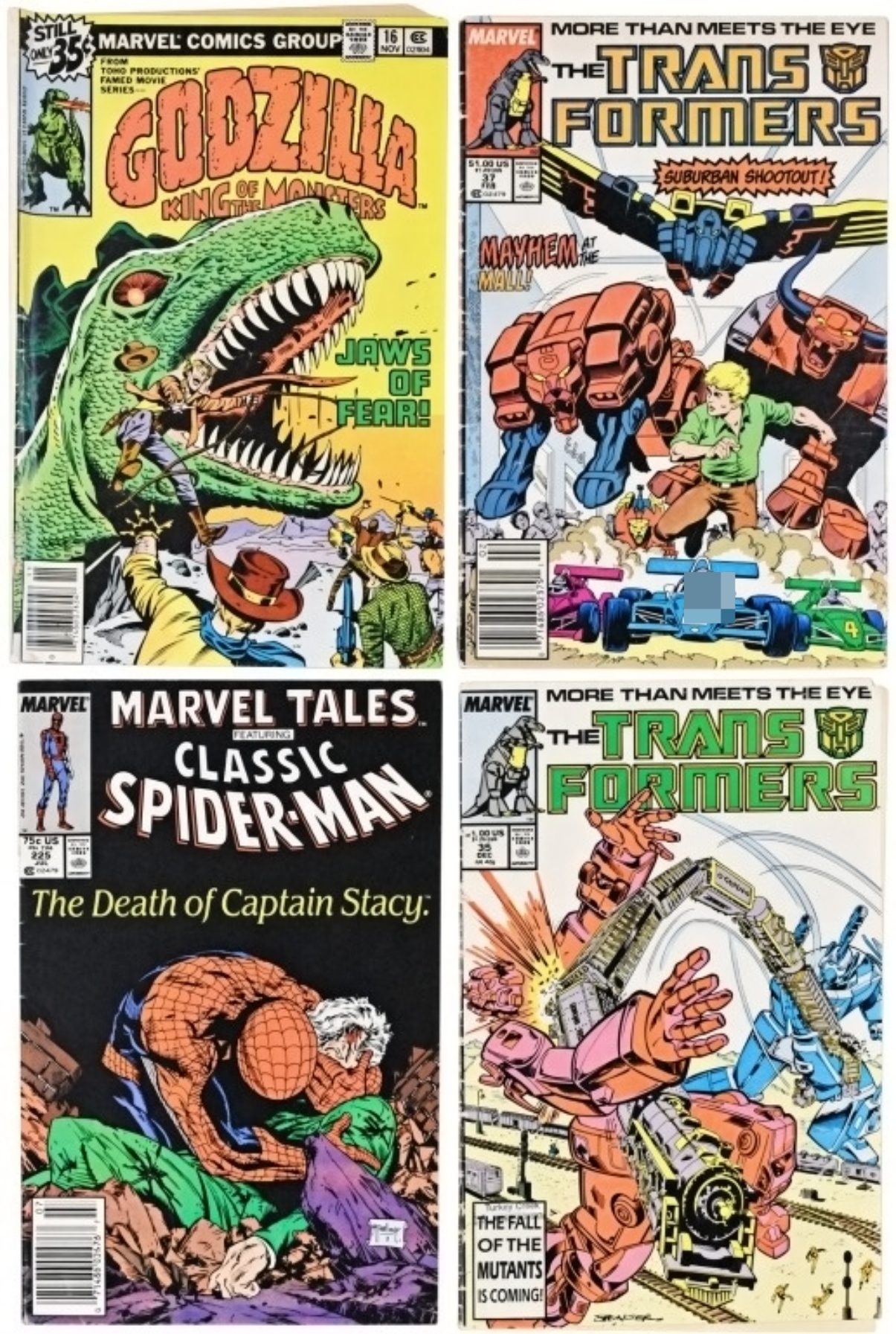 (4) Marvel Comics: Transformers & More