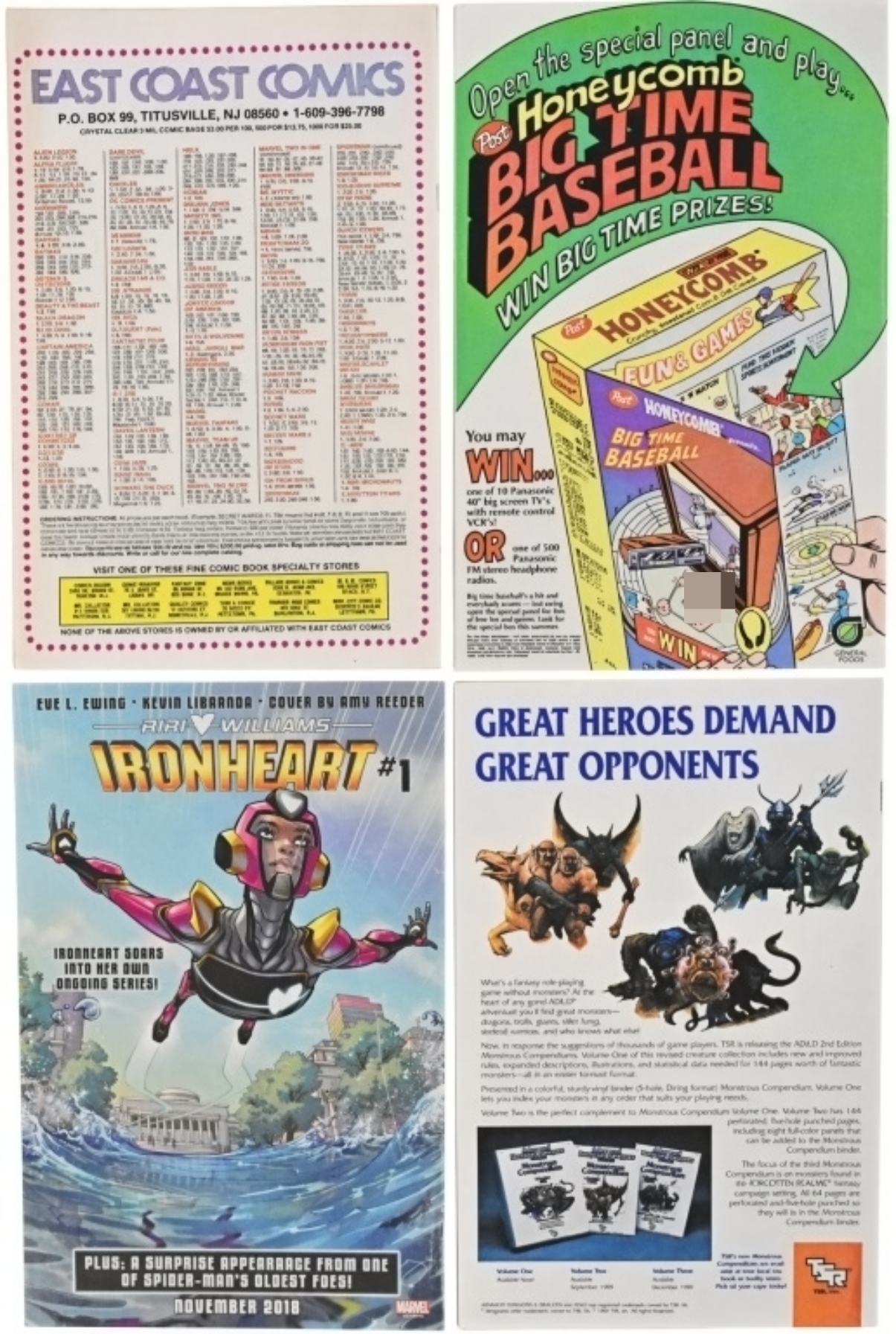 (4) Marvel Comics: Secret Wars & More