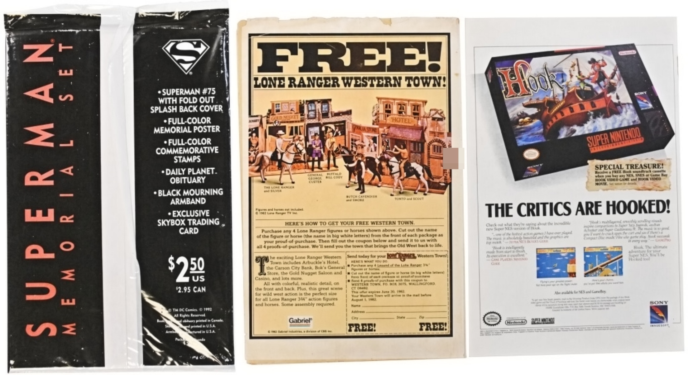 1992 Superman Memorial Set Sealed plus