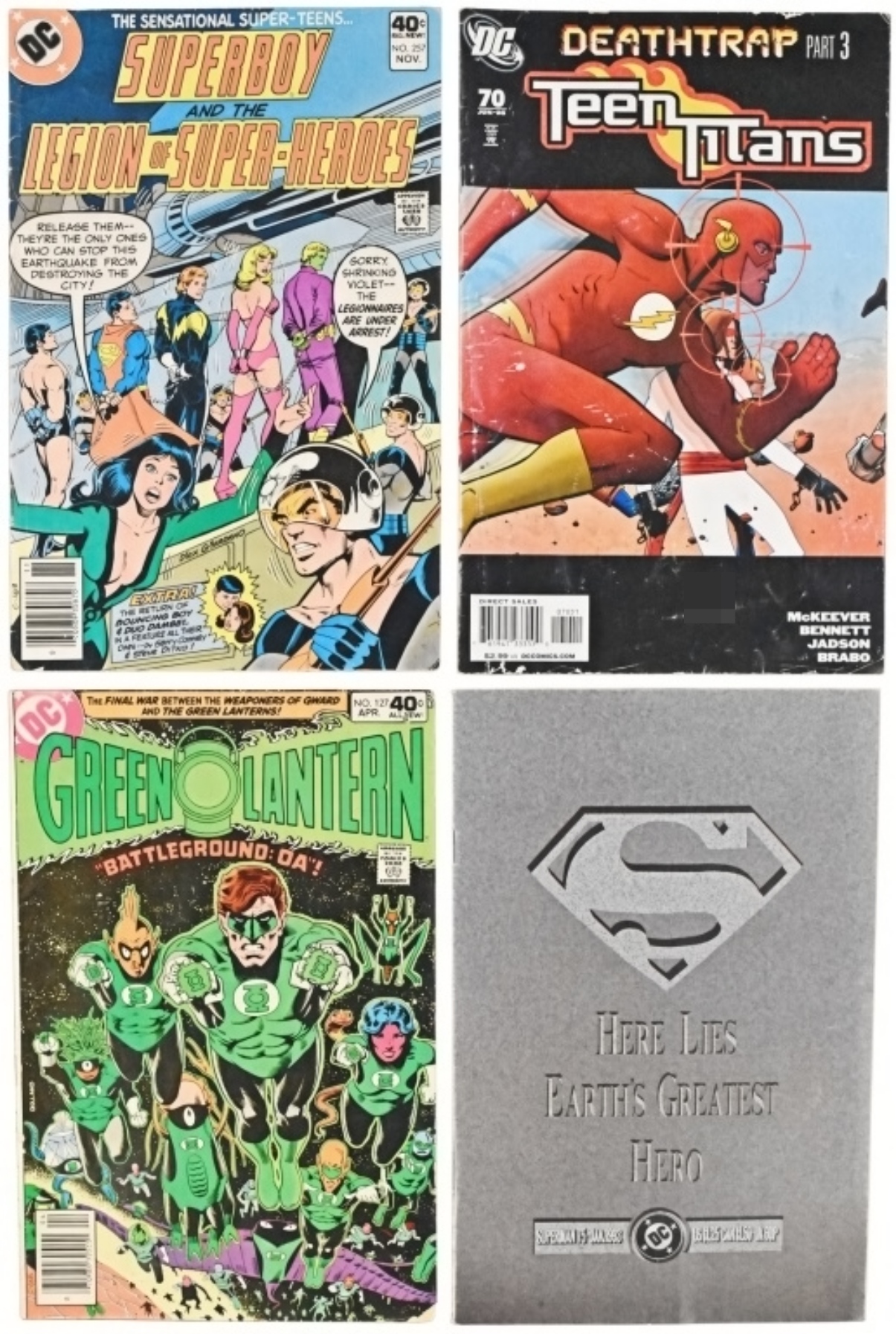 (4) DC Comic Mix, Superman, Green Lantern