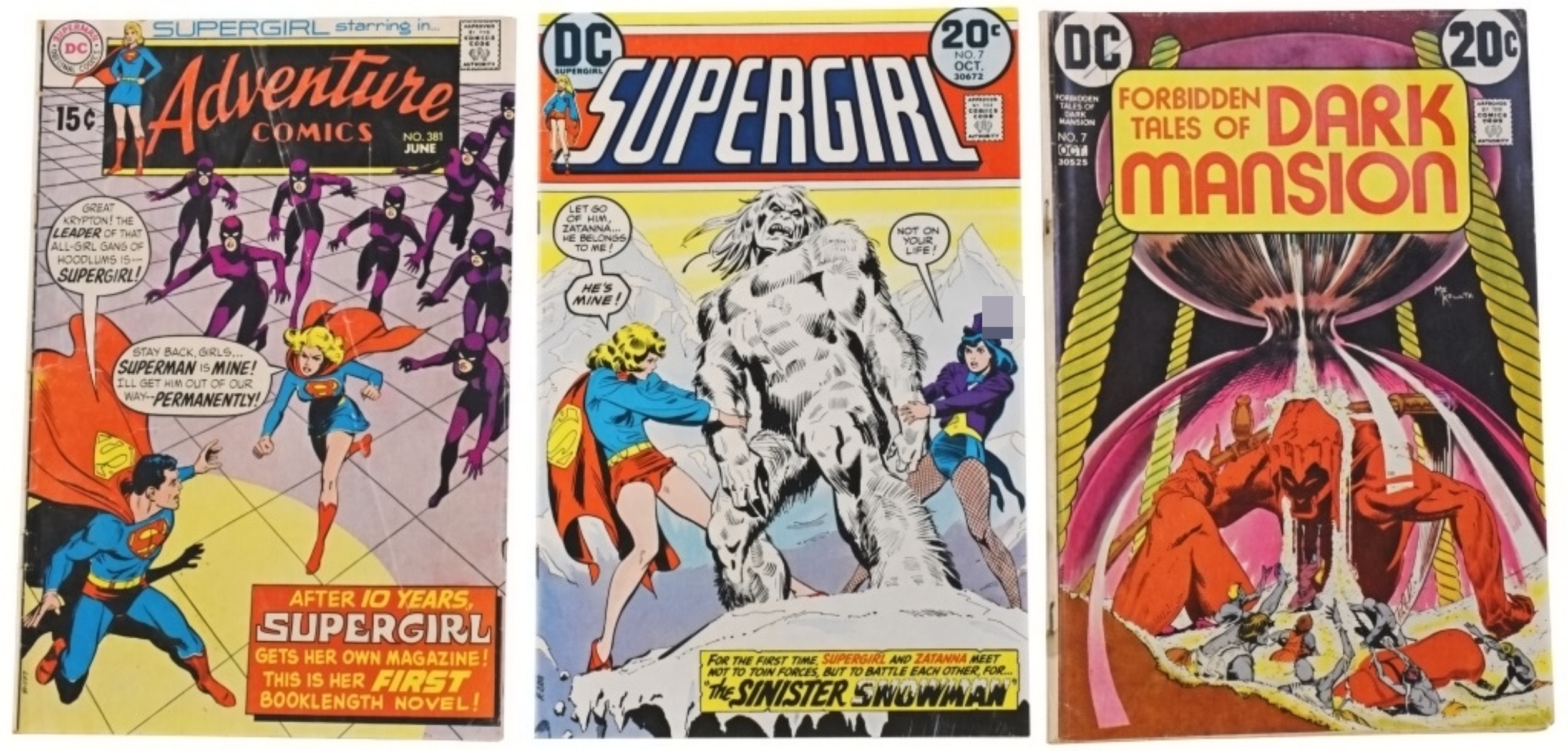 (3) DC Comic Mix: Adventure 15c