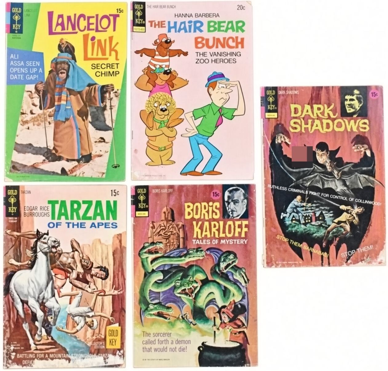 5-Vintage Gold Key Comics - Dark Shadows
