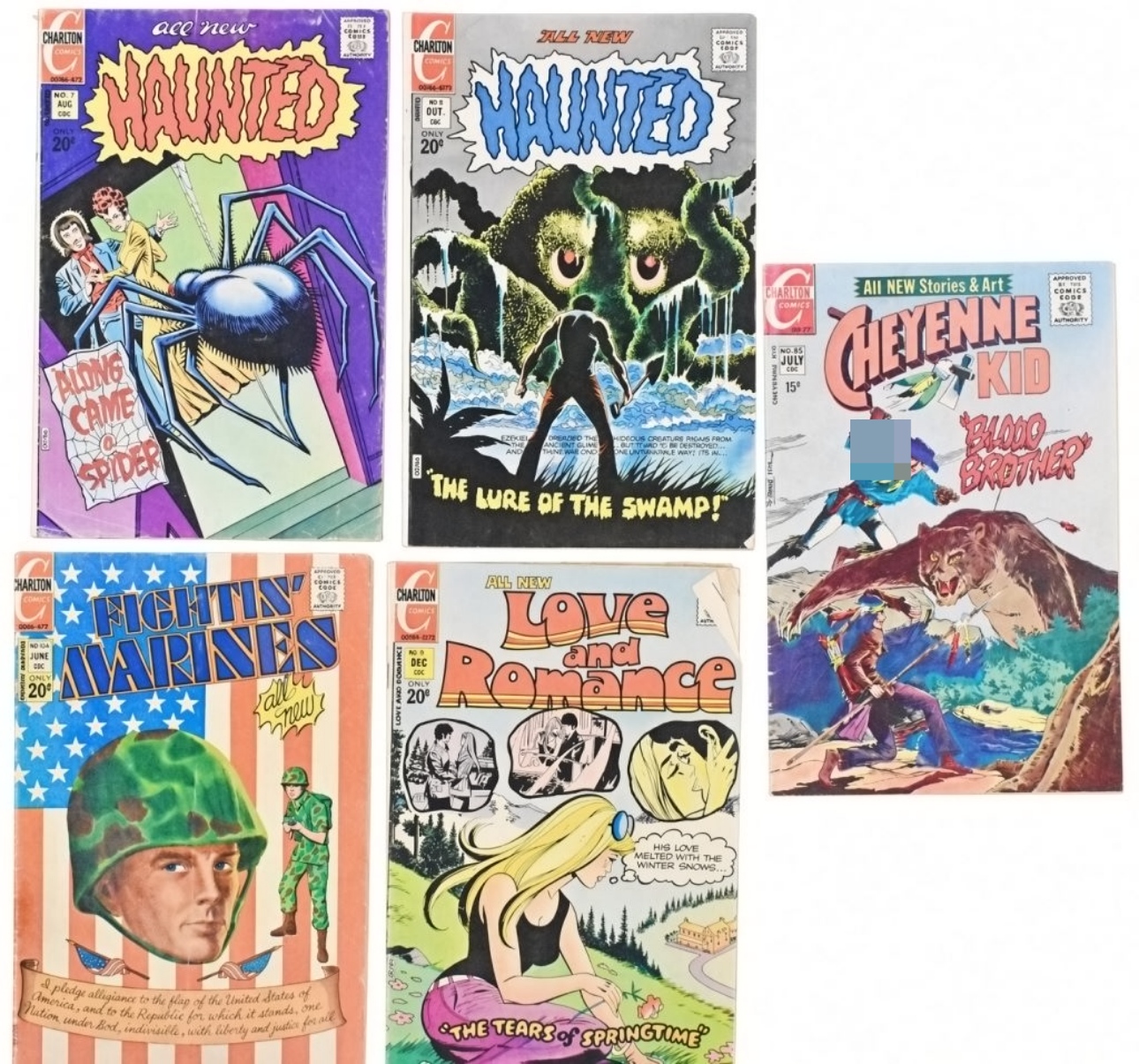 5-Charlton Haunted, Marines, Cheyenne plus