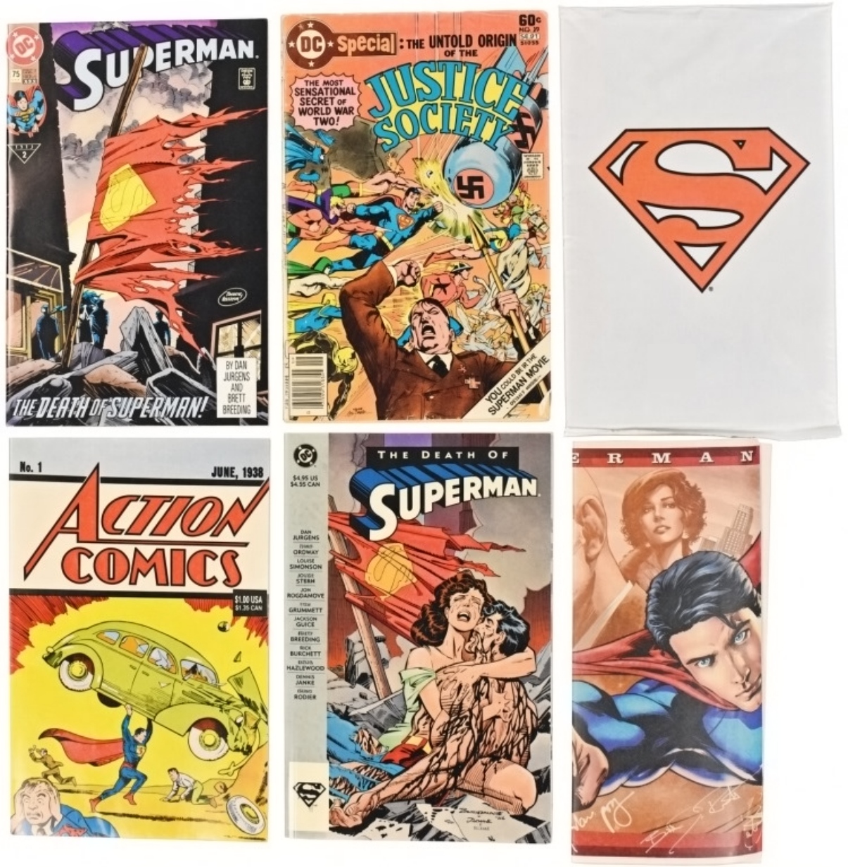 Superman Comic Lot: The Birth & Death