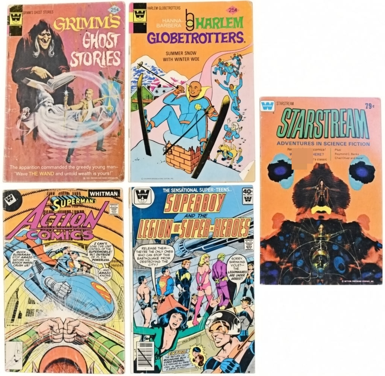 5-Whitman Comics with 1976 #1 Starstream