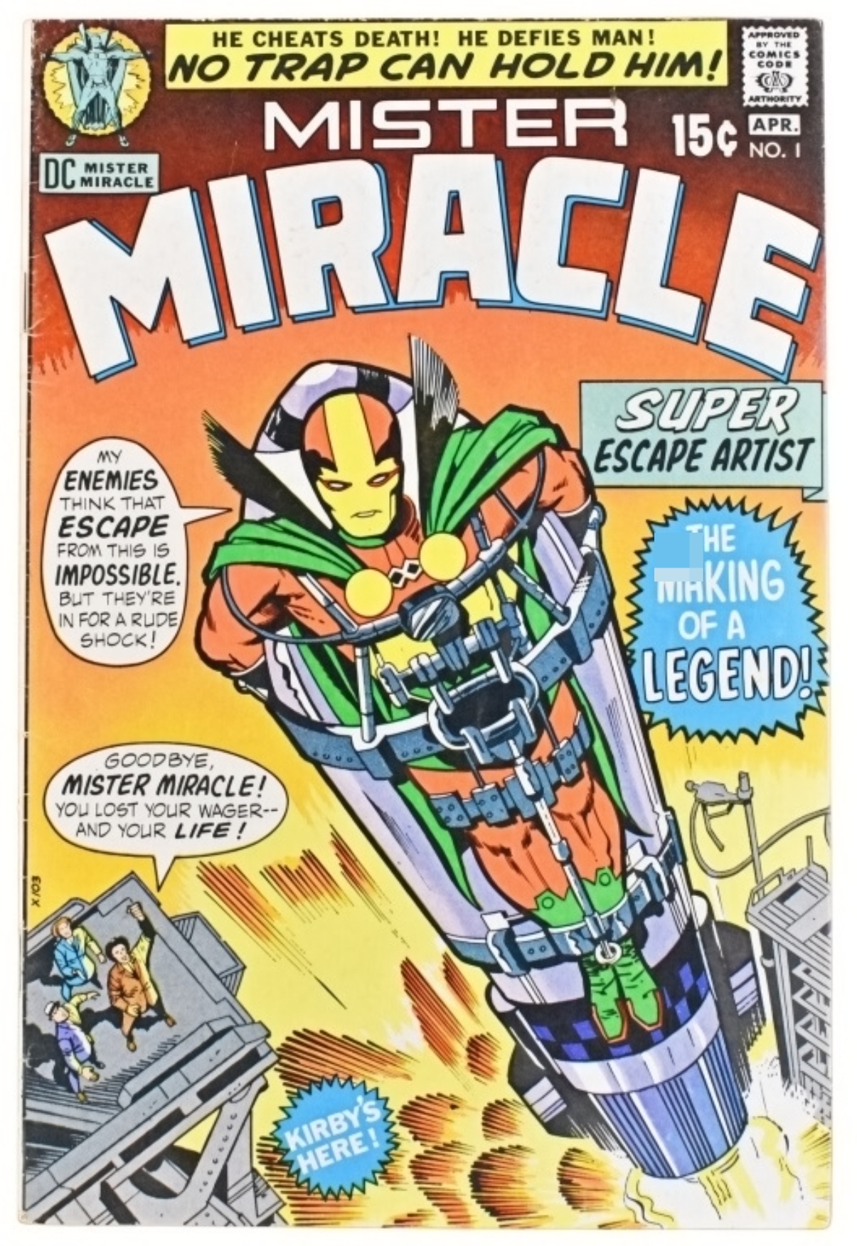 1971 Mister Miracle #1 Marvel Comic