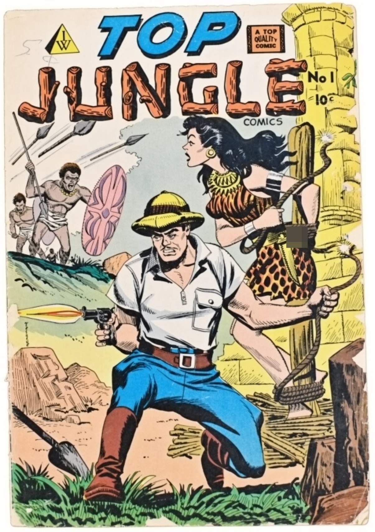 1958 IW Comics "RARE" Pre-Code #1