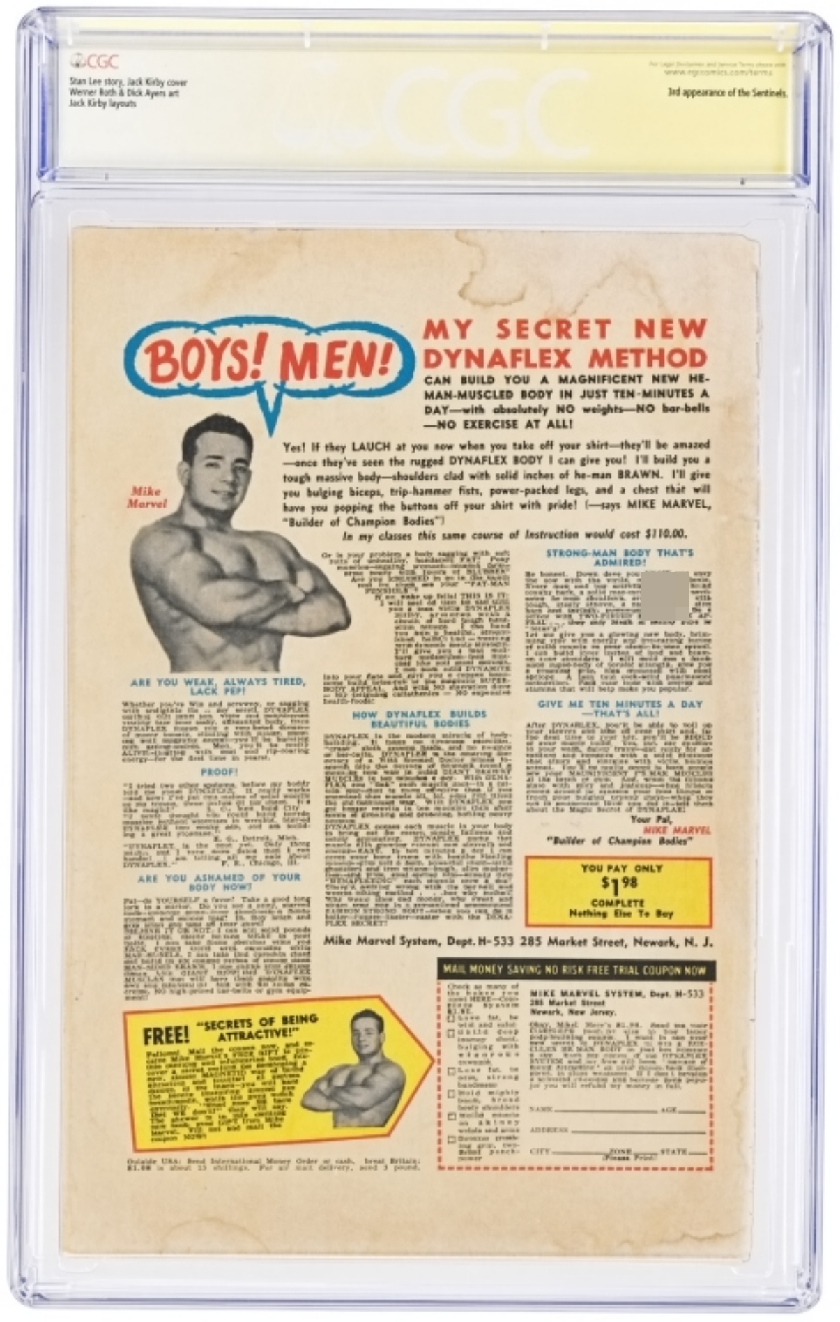 1966 X-Men #16 CGC 1.8 Signature Series