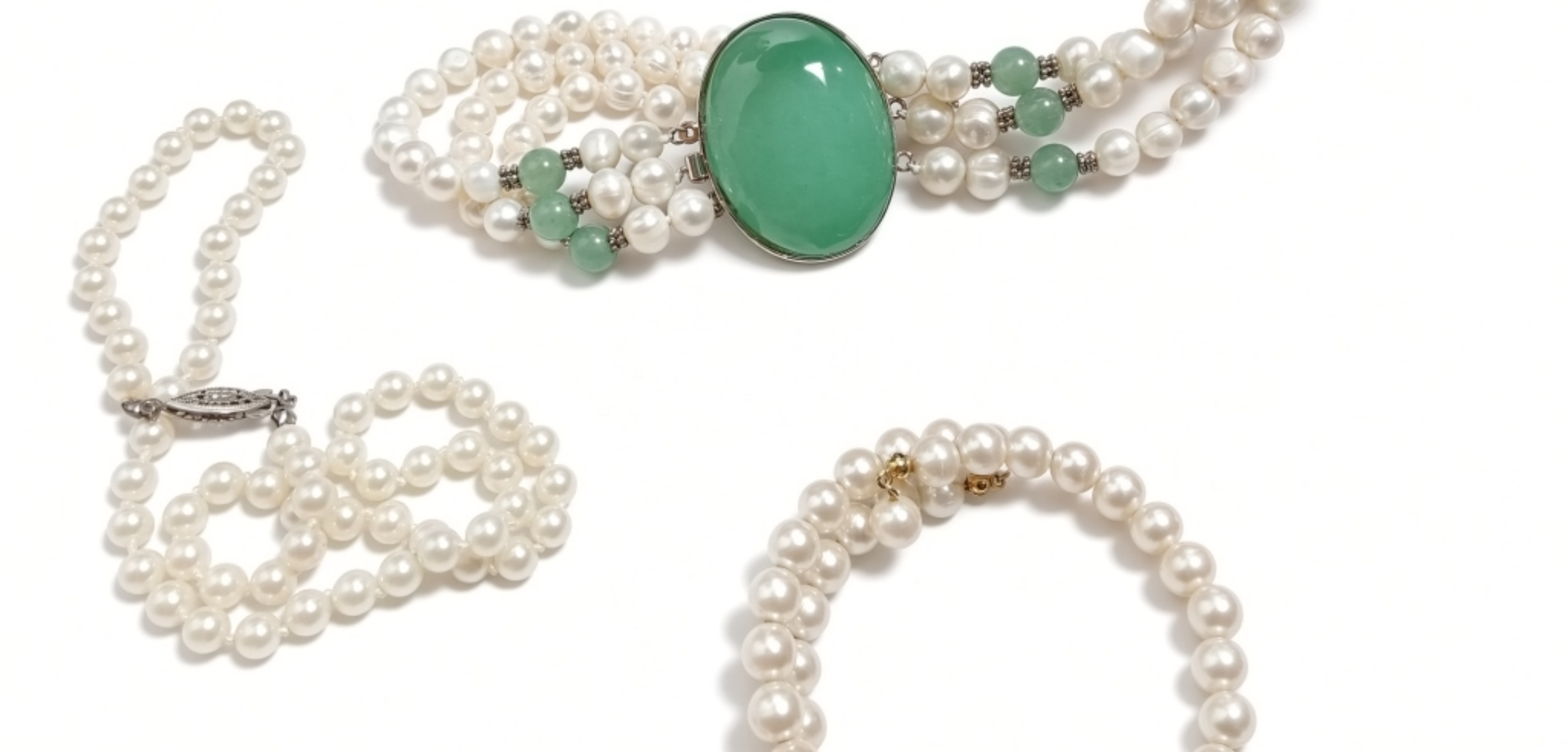 Vintage Jewelry Lot Faux Pearls, Necklaces & More
