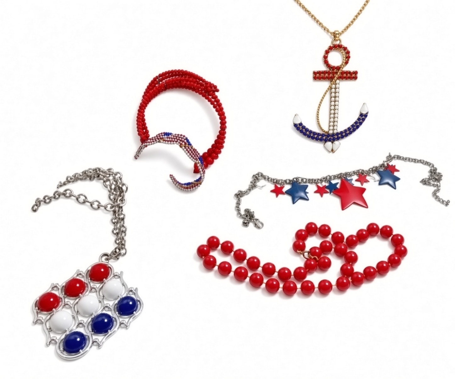 Patriotic Red, White, & Blue JGIve Jewelry