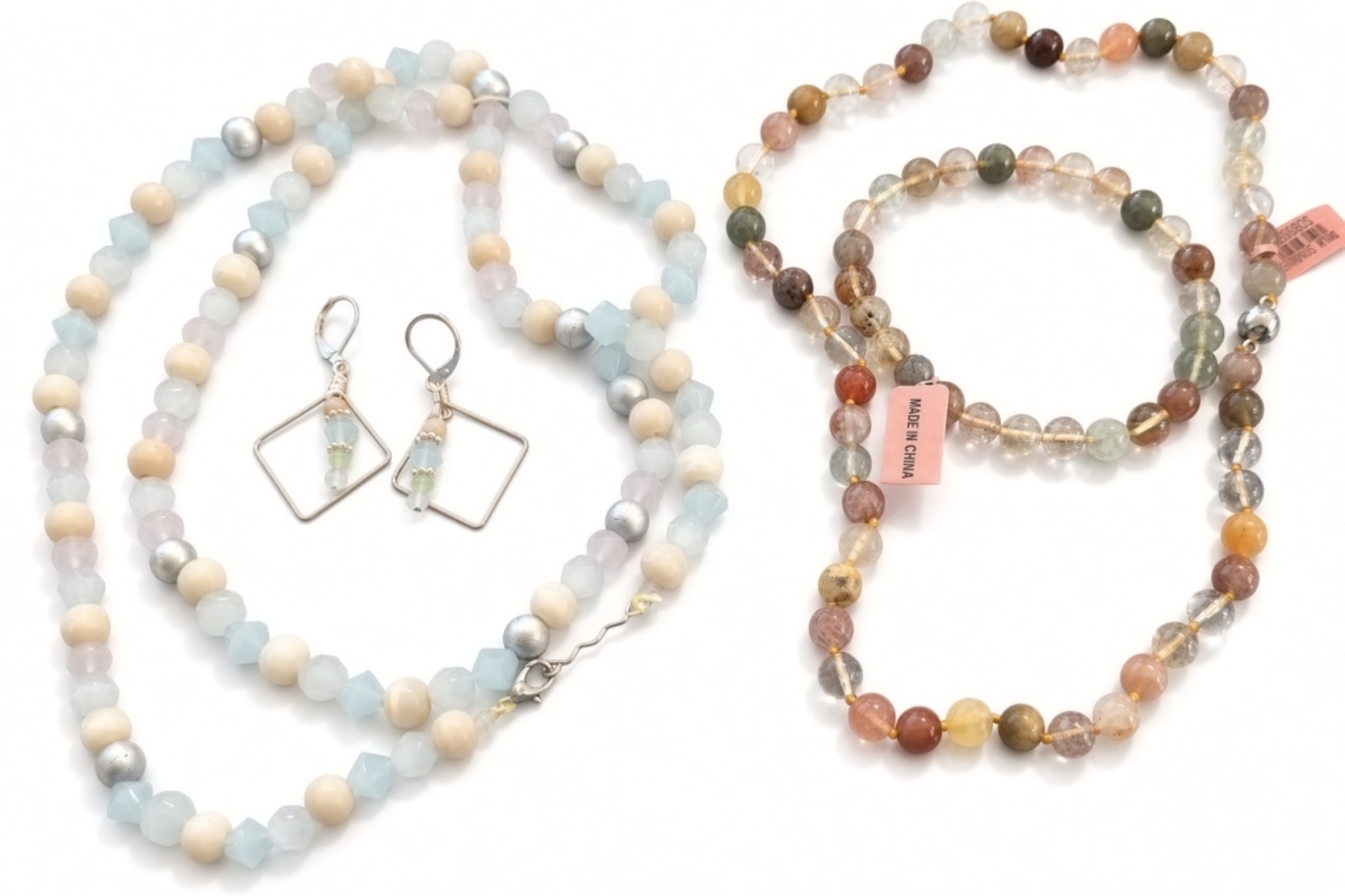 2 Sets of Glass Bead Jewelry