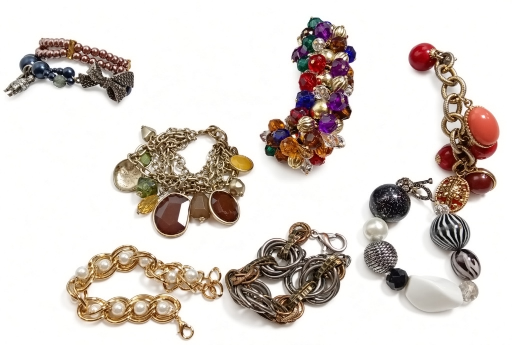 Curated Statement Bracelet Lot