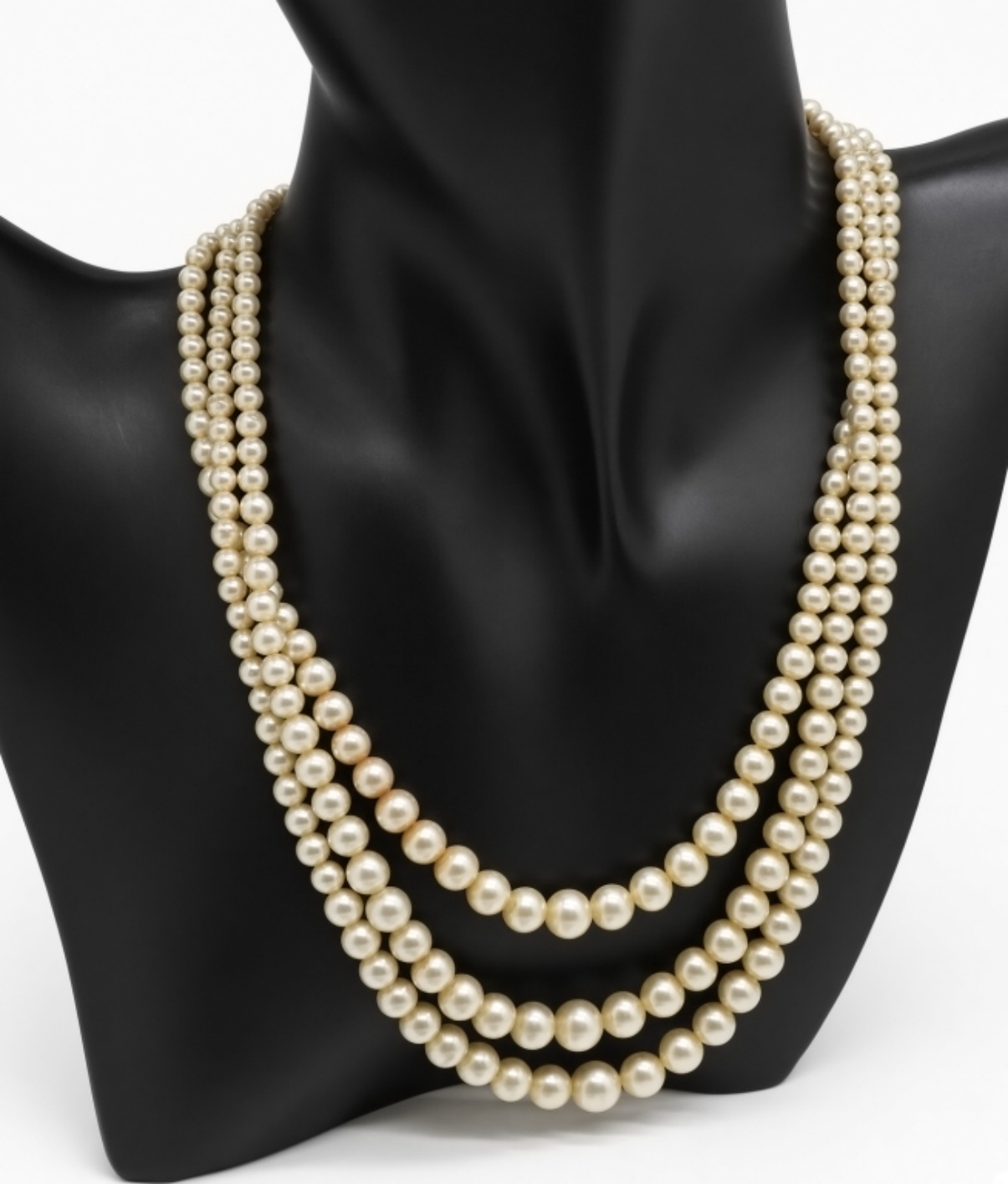 Faux Pearls & Multi-Strand Gold-Tone Necklaces