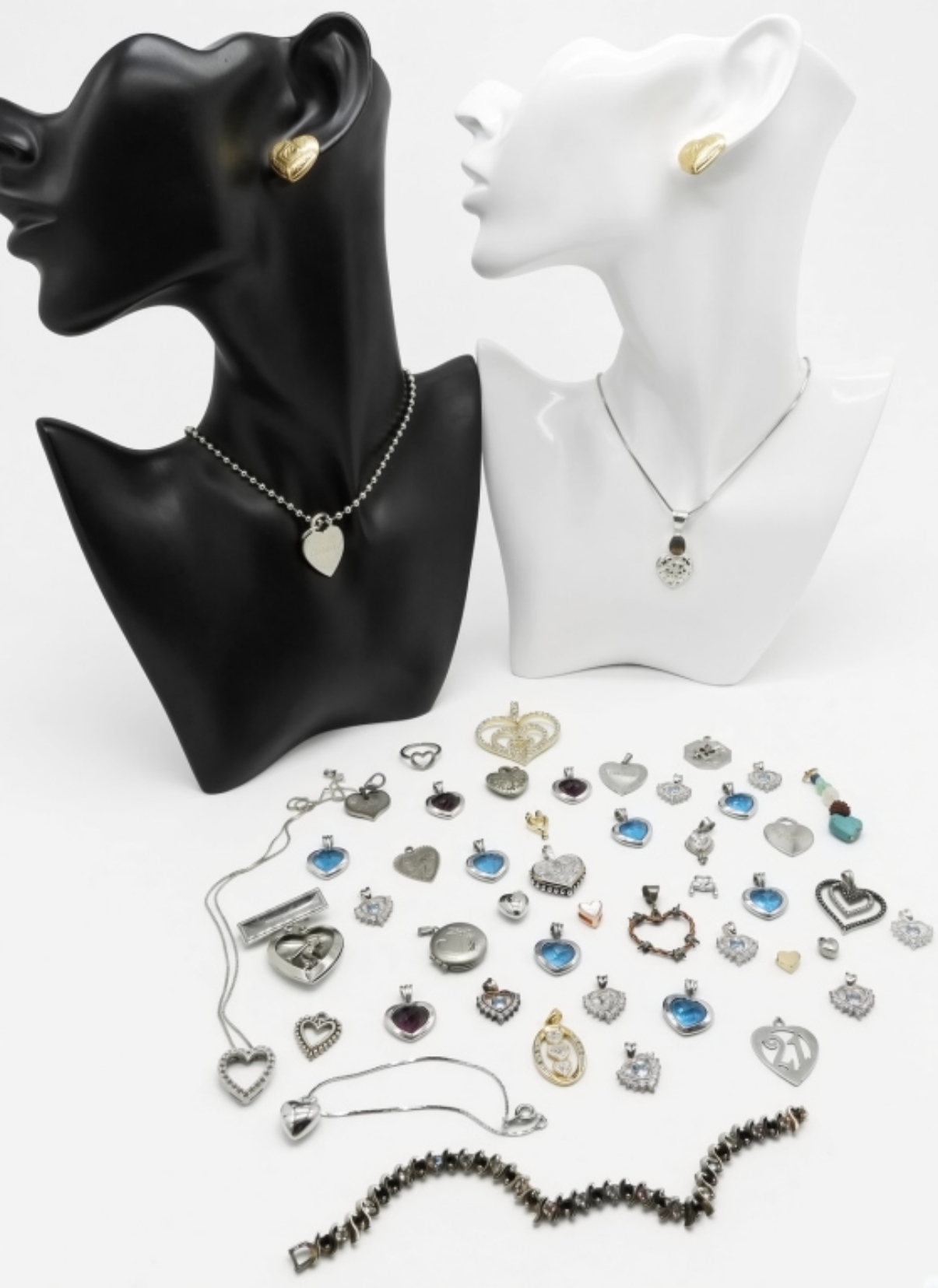 Massive Collection of Vintage Estate Pendants